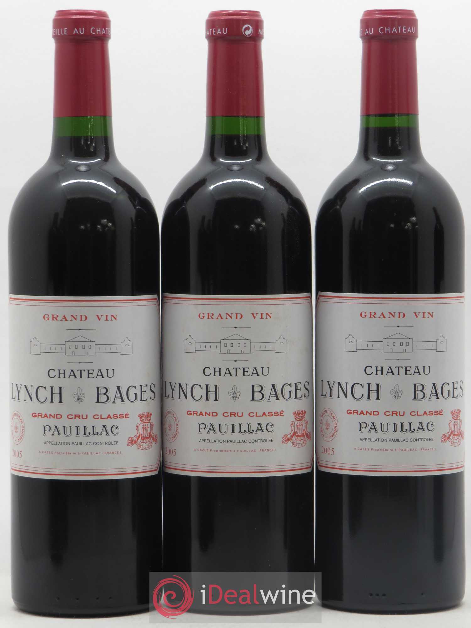 Château Lynch Bages 5ème Grand Cru Classé 2005 - Lot de 6 bouteilles - 3