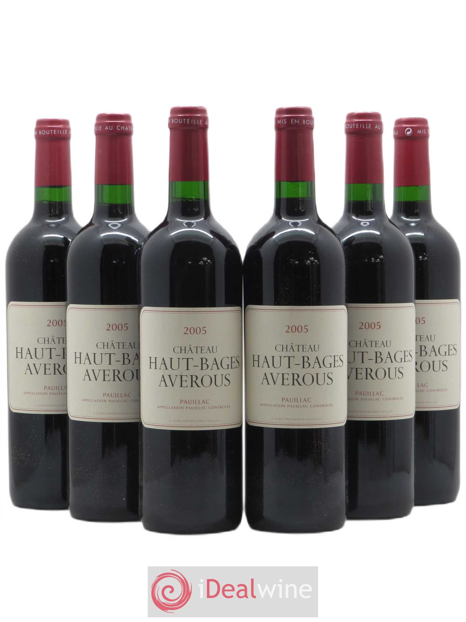 Château Haut Bages Averous Cru Bourgeois 2005 - Lot de 6 bouteilles - 0