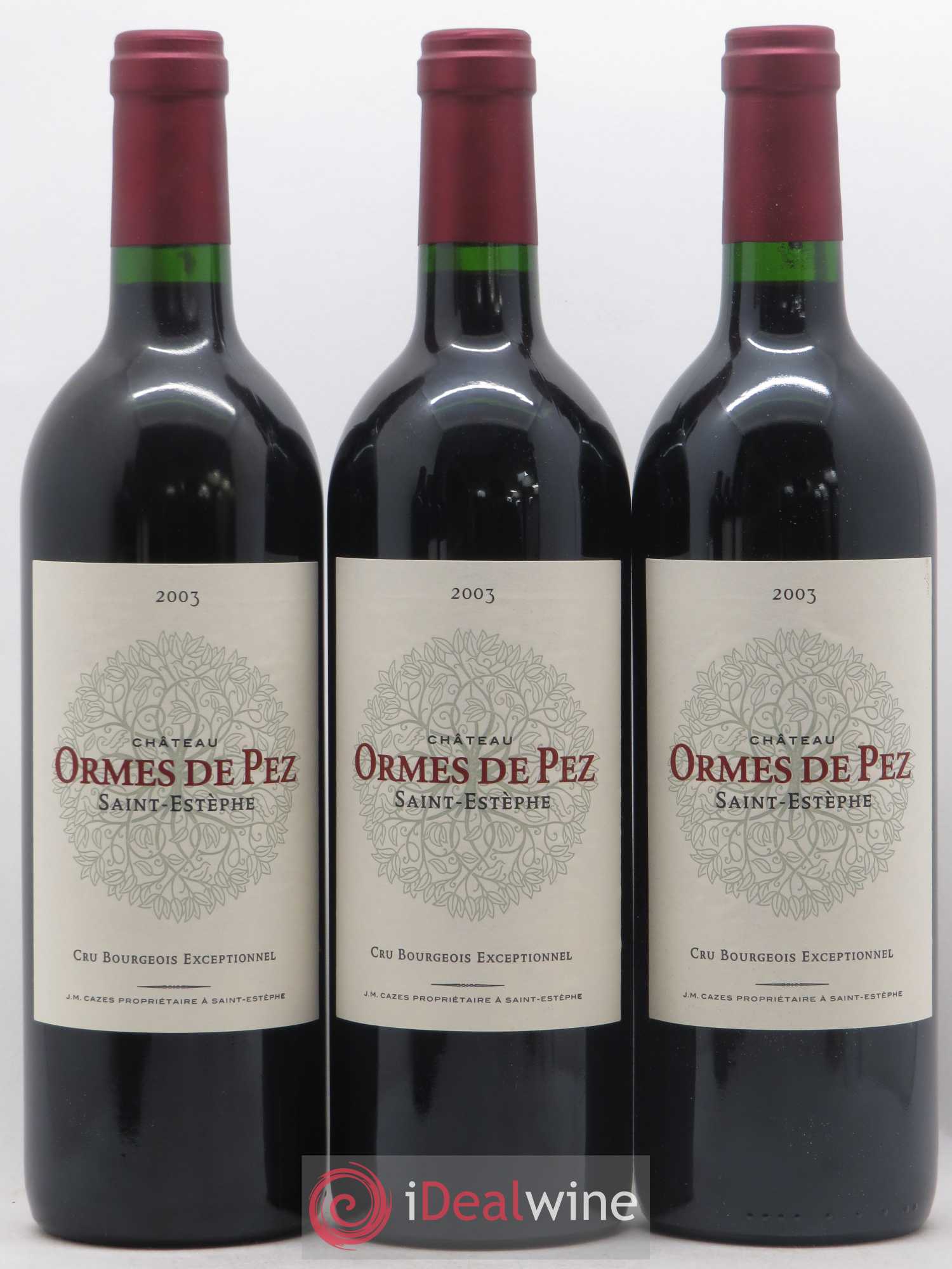 Château les Ormes de Pez 2003 - Lot de 12 bouteilles - 1