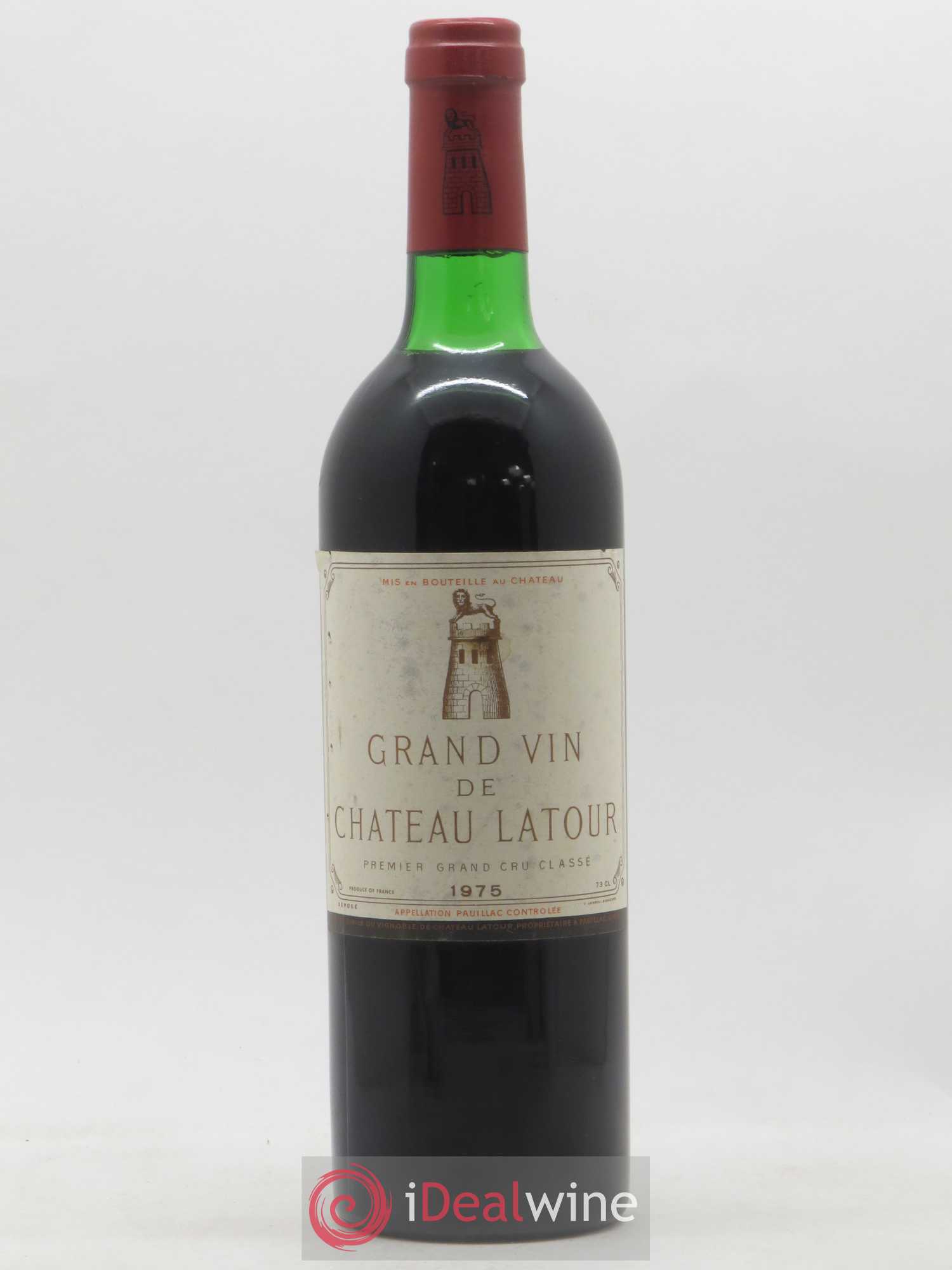 Château Latour 1er Grand Cru Classé 1975 - Lot de 1 bouteille - 0