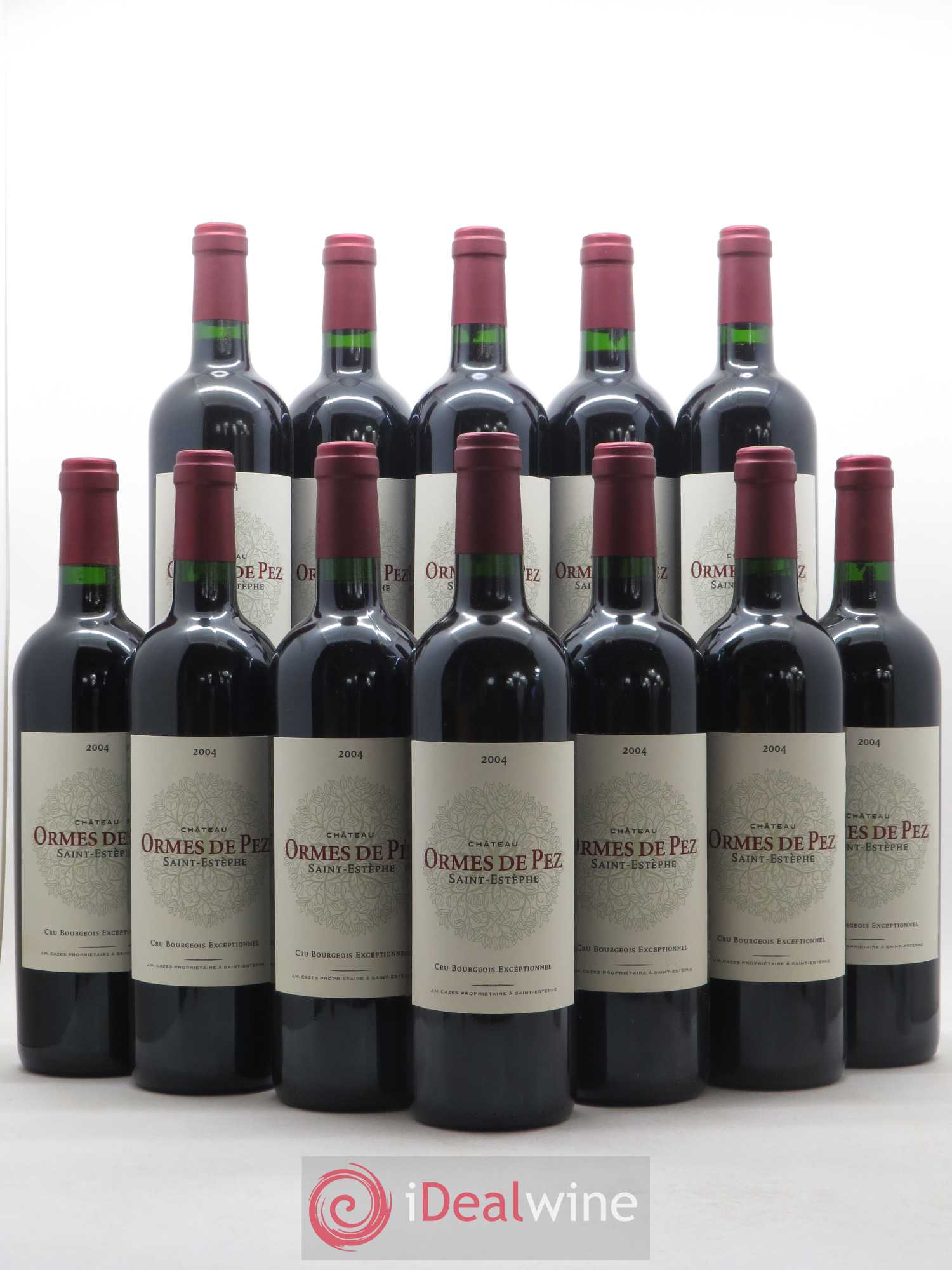 Château les Ormes de Pez 2004 - Lot de 12 bouteilles - 0