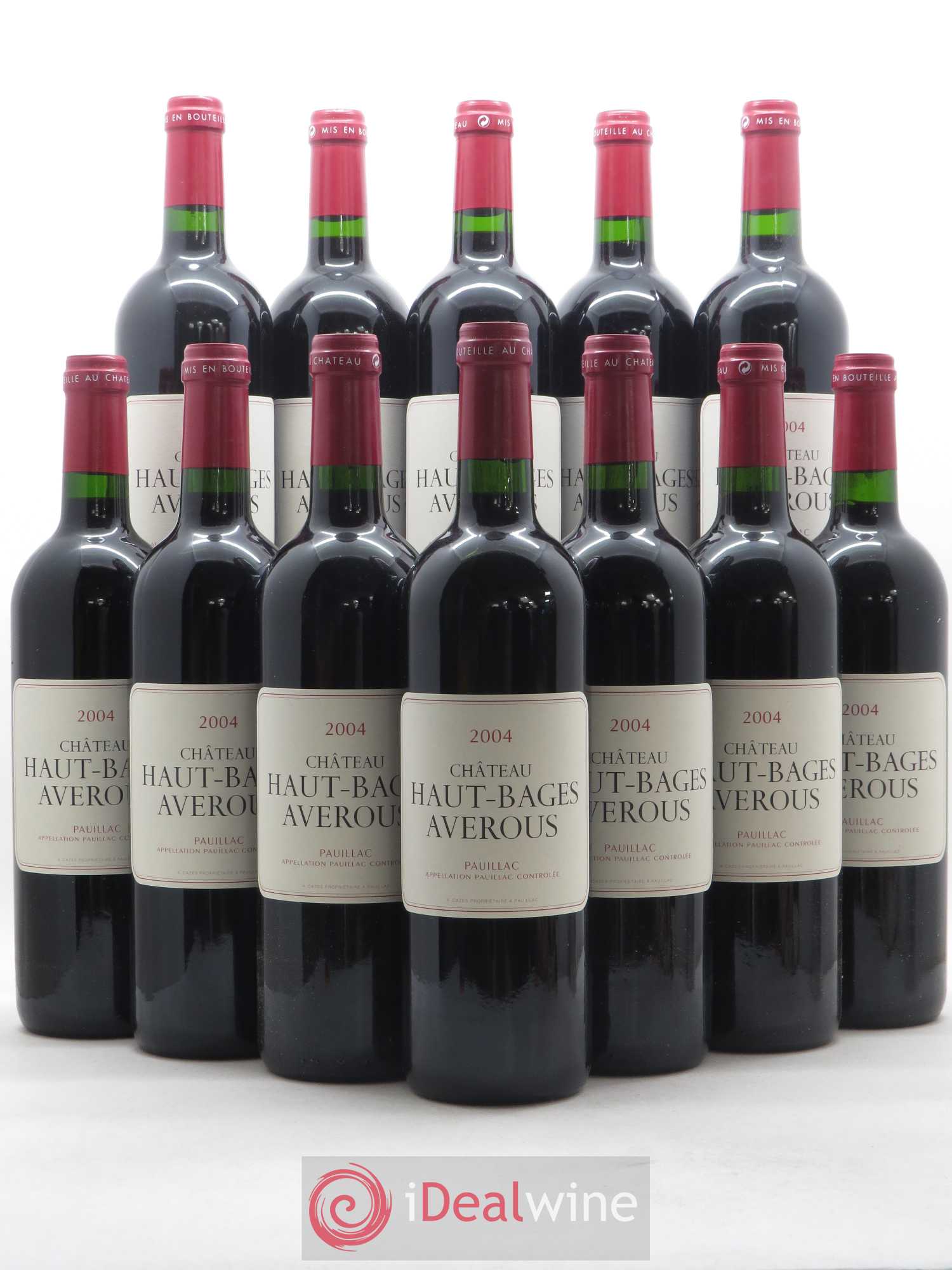 Château Haut Bages Averous Cru Bourgeois 2004 - Lot de 12 bouteilles - 0