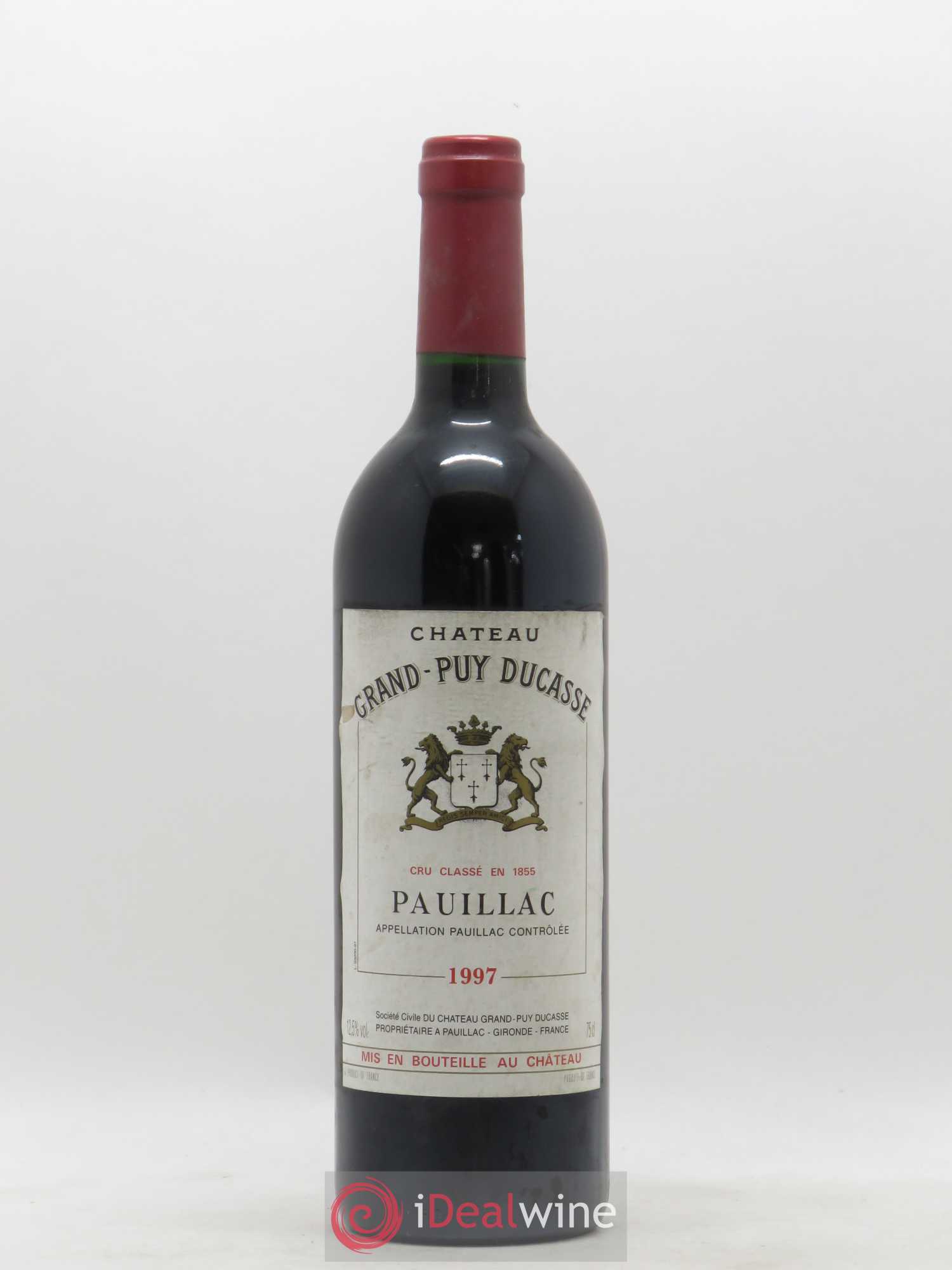 Château Grand Puy Ducasse 5ème Grand Cru Classé 1997 - Lot de 1 bouteille - 0