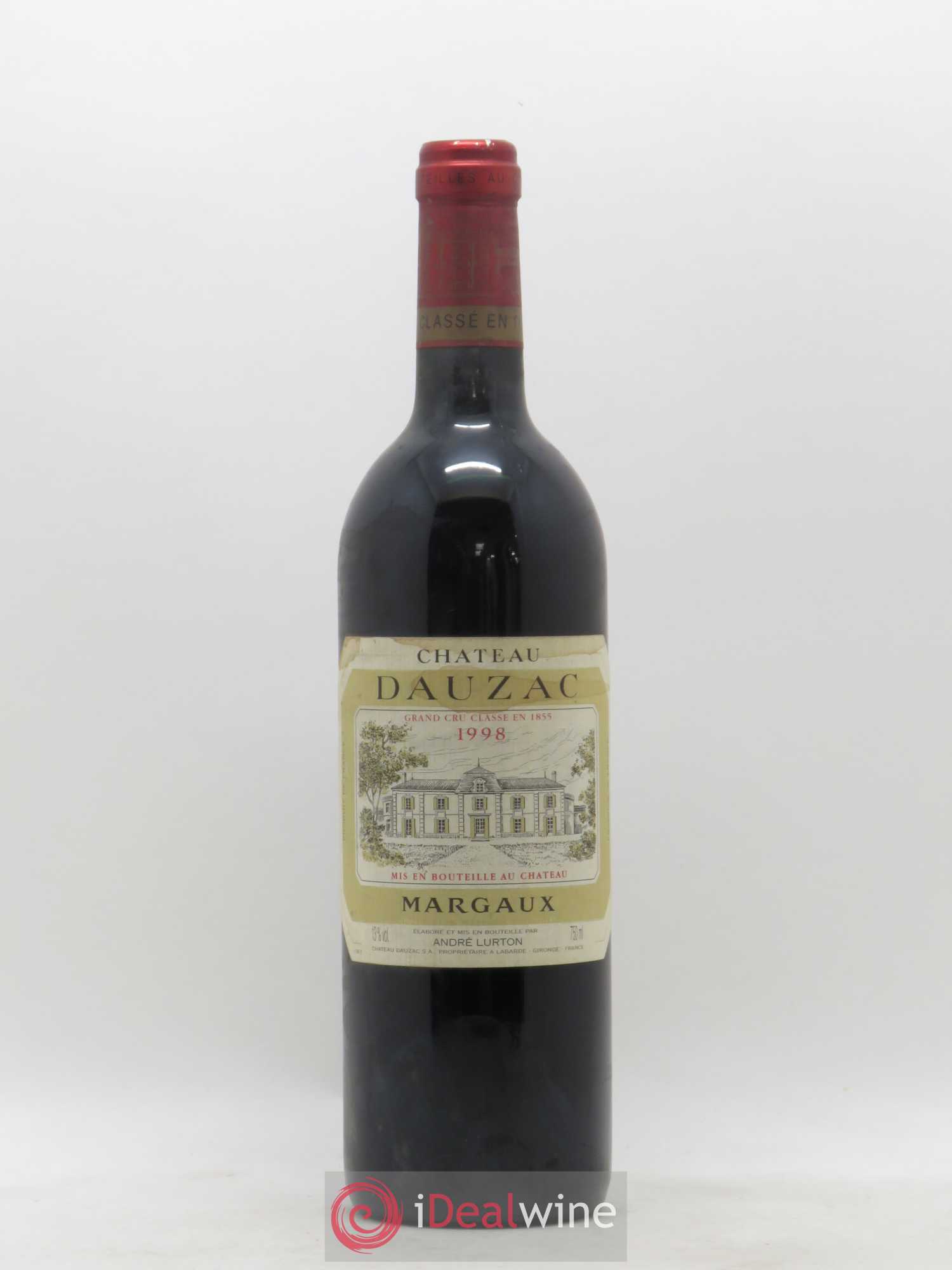 Château Dauzac 5ème Grand Cru Classé 1998 - Lot de 1 bouteille - 0