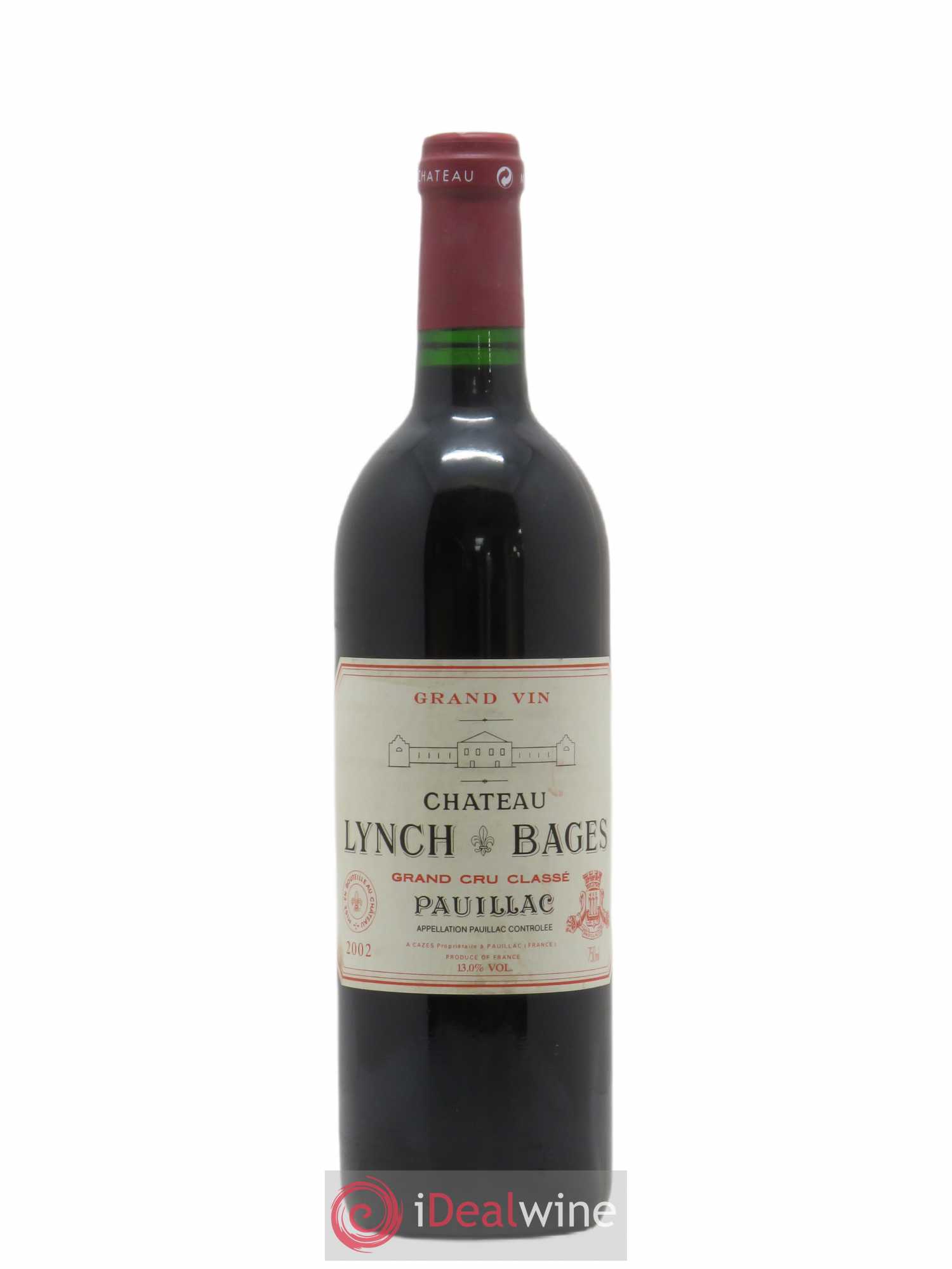 Château Lynch Bages 5ème Grand Cru Classé 2002 - Lot de 1 bouteille - 0