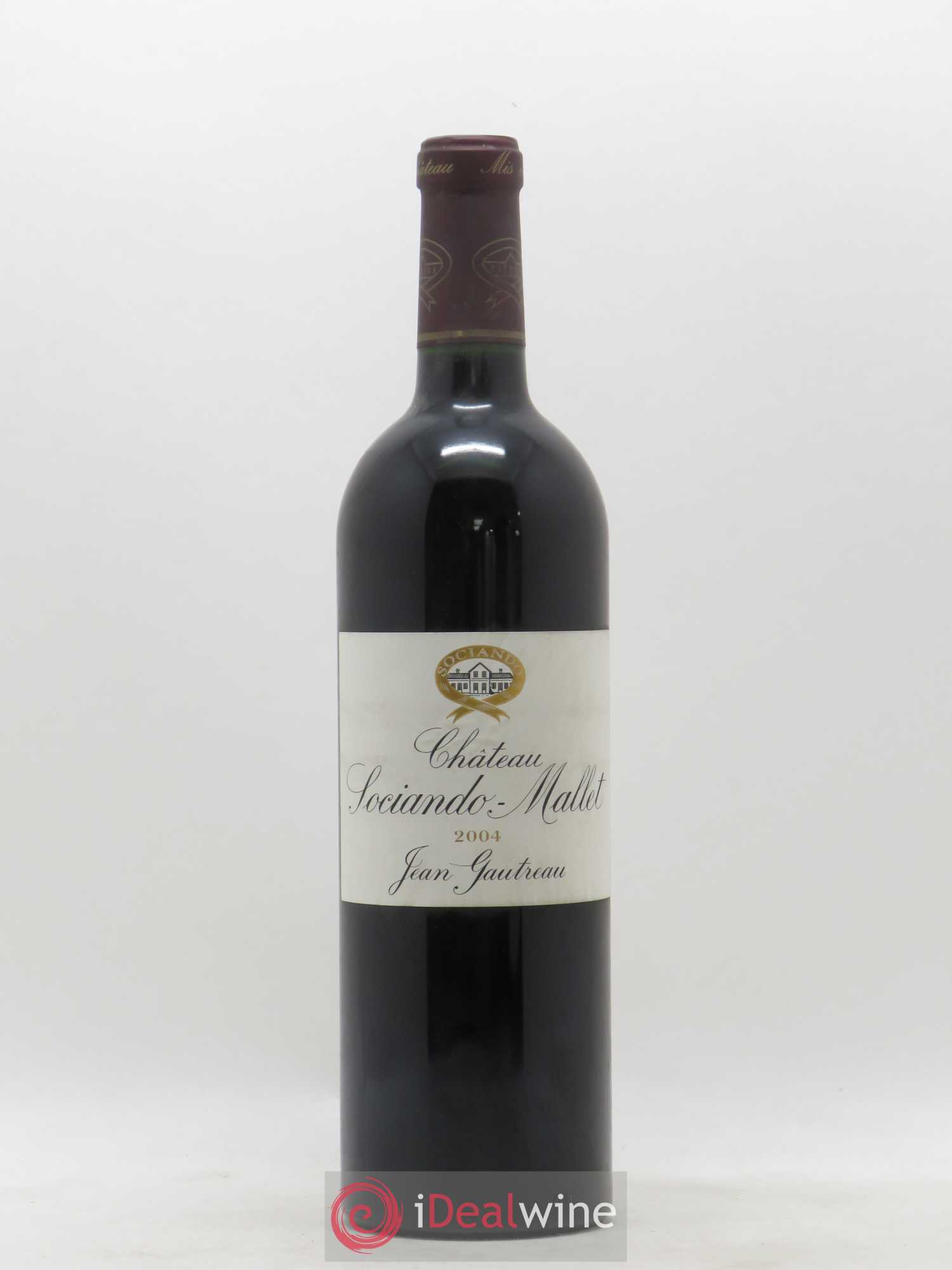 Château Sociando Mallet 2004 - Lot de 1 bouteille - 0