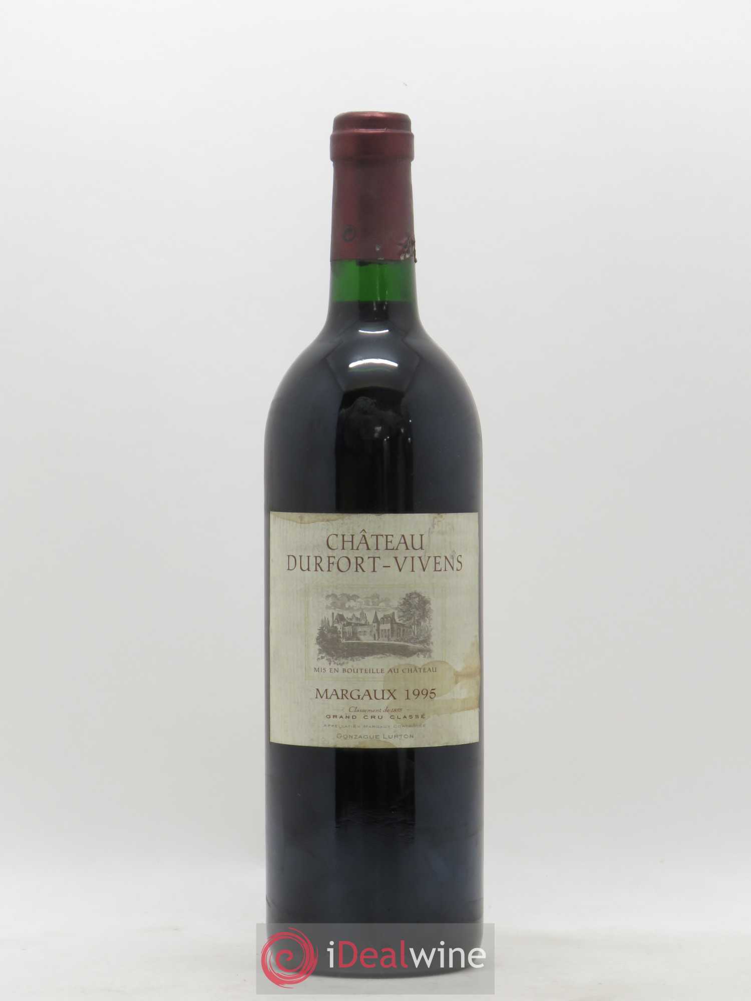 Château Durfort Vivens 2ème Grand Cru Classé 1995 - Lot de 1 bouteille - 0