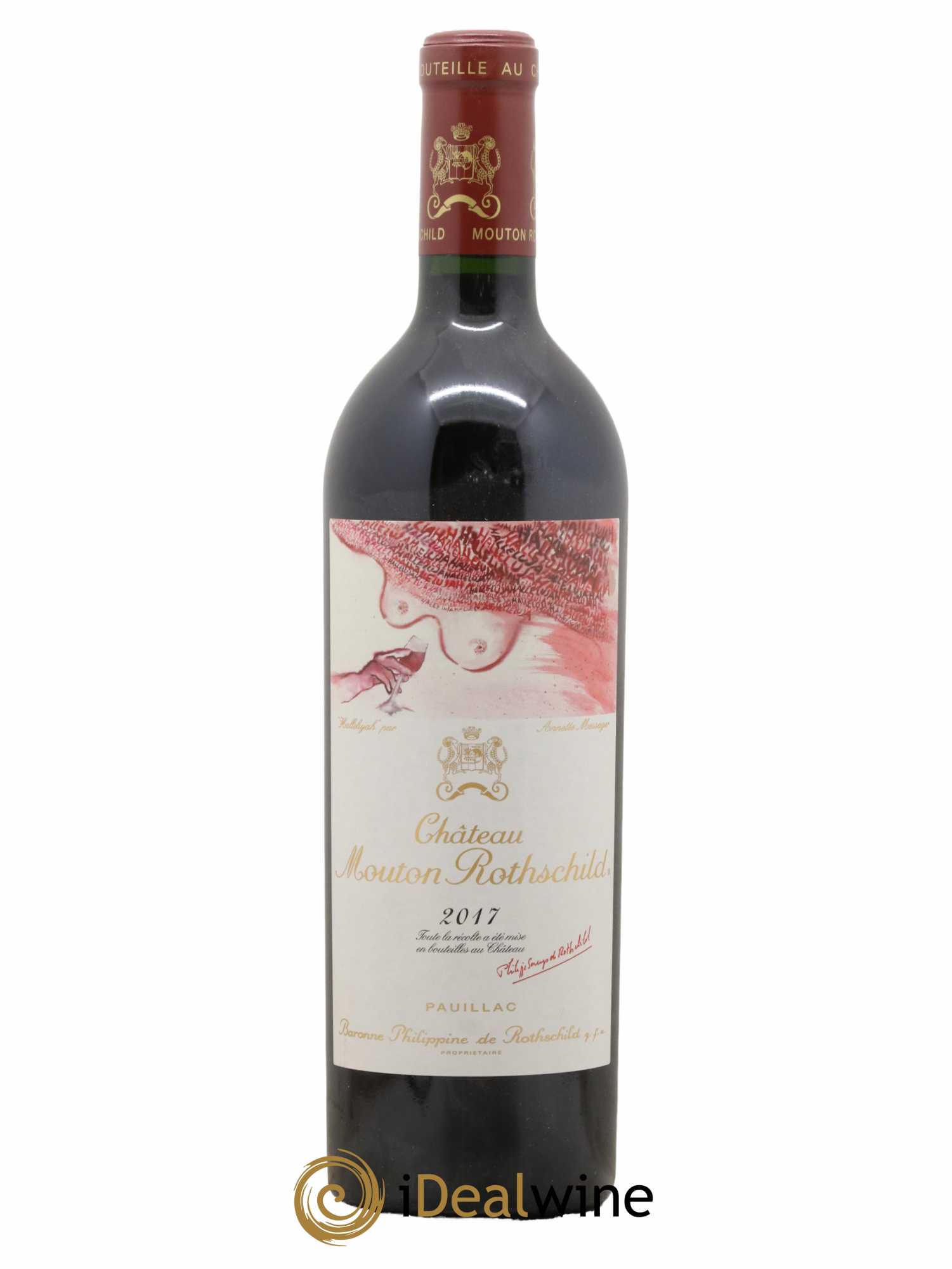Château Mouton Rothschild 1er Grand Cru Classé 2017 - Lot de 1 bouteille - 0