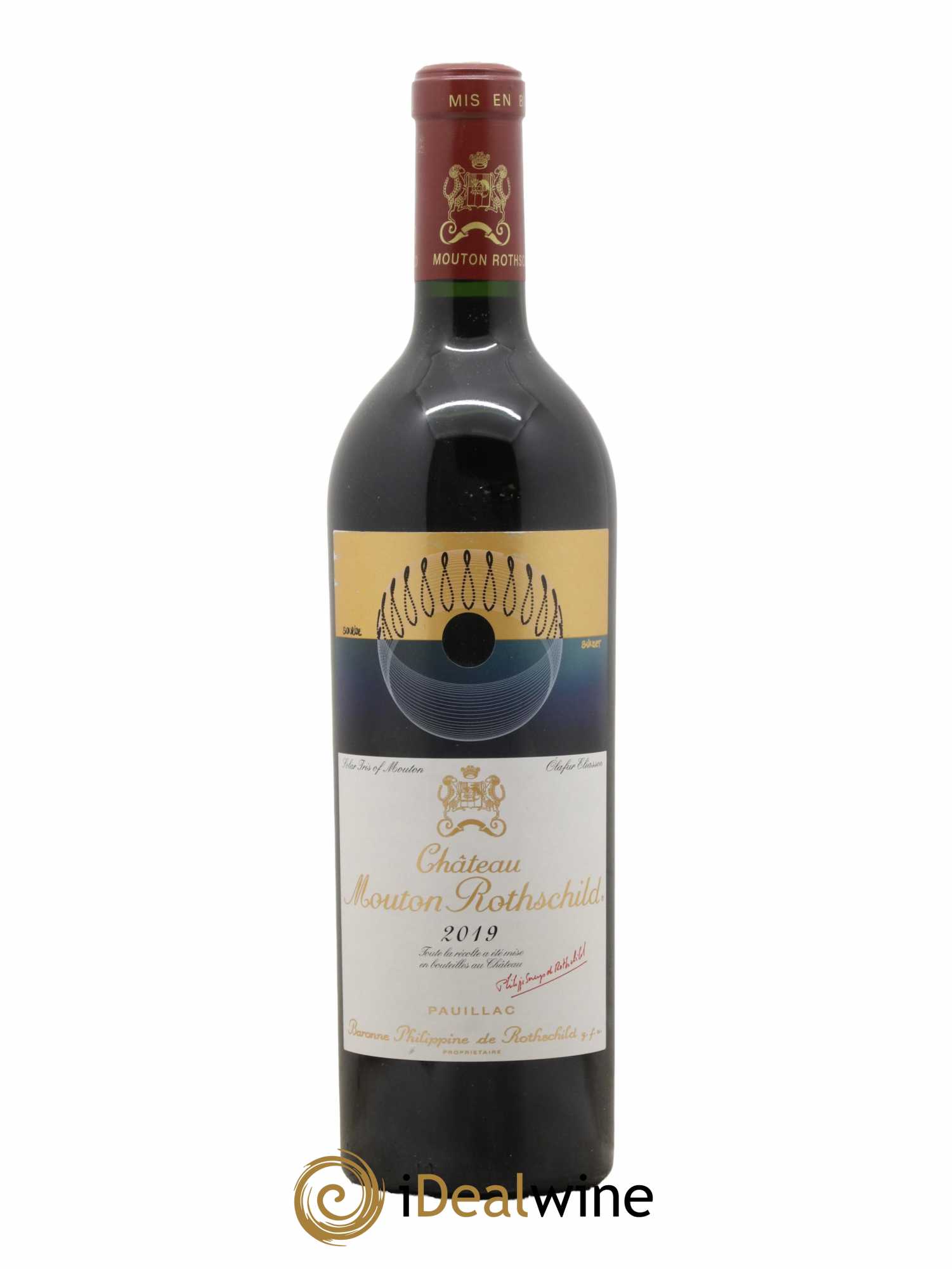 Château Mouton Rothschild 1er Grand Cru Classé 2019 - Lot de 1 bouteille - 0