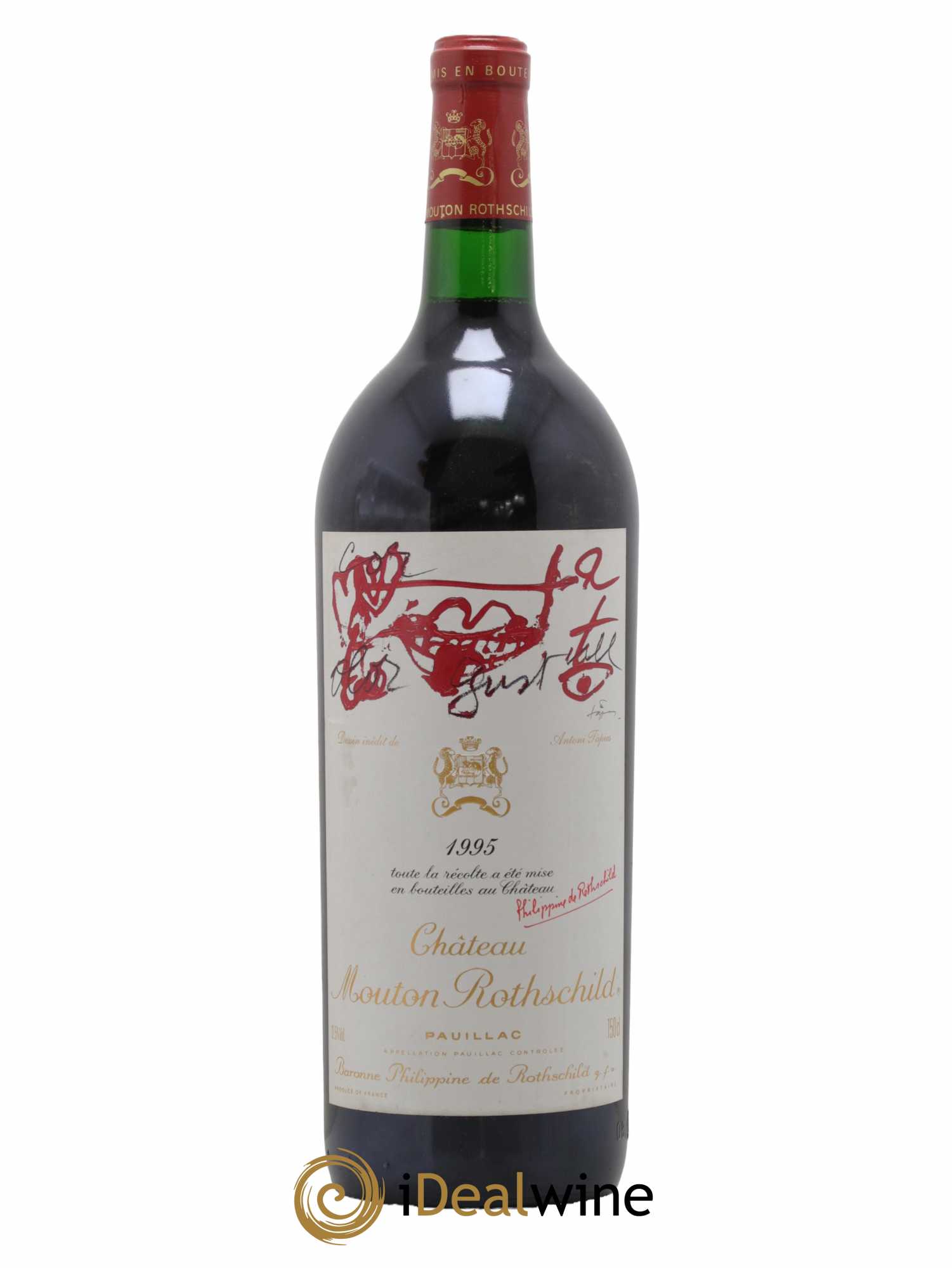 Château Mouton Rothschild 1er Grand Cru Classé 1995 - Lot de 1 magnum - 0