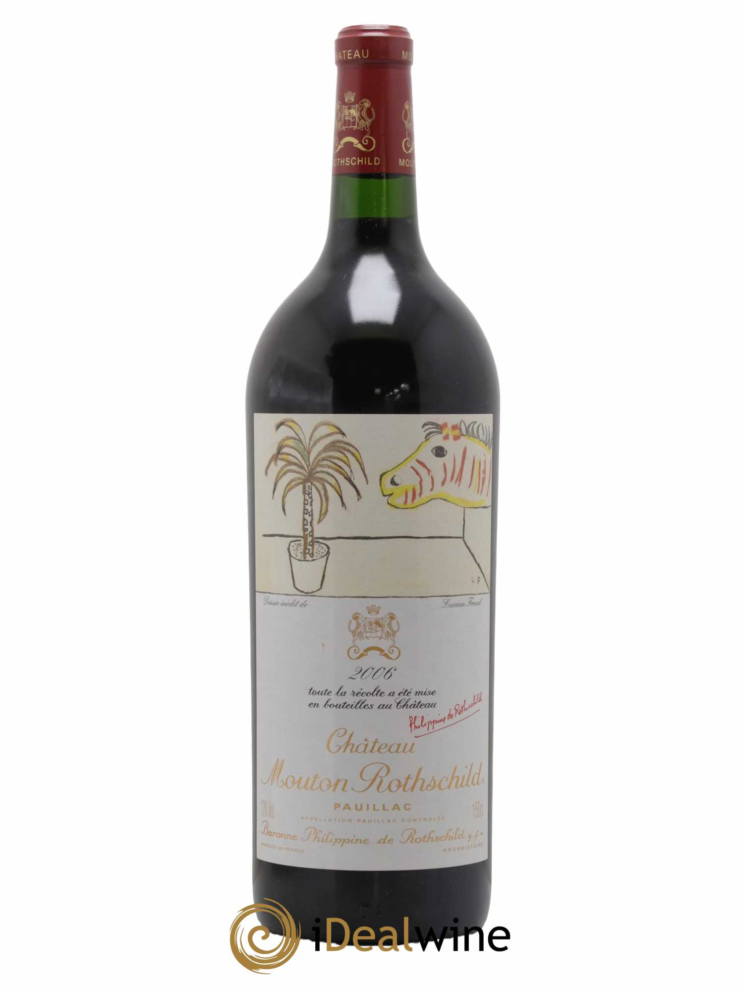 Château Mouton Rothschild 1er Grand Cru Classé 2006 - Lot de 1 magnum - 0