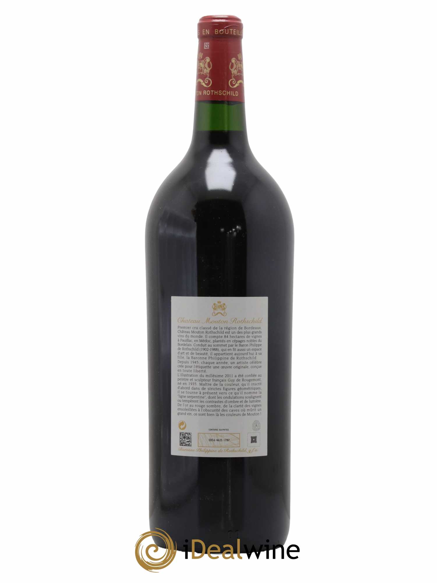 Château Mouton Rothschild 1er Grand Cru Classé 2011 - Lot de 1 magnum - 1