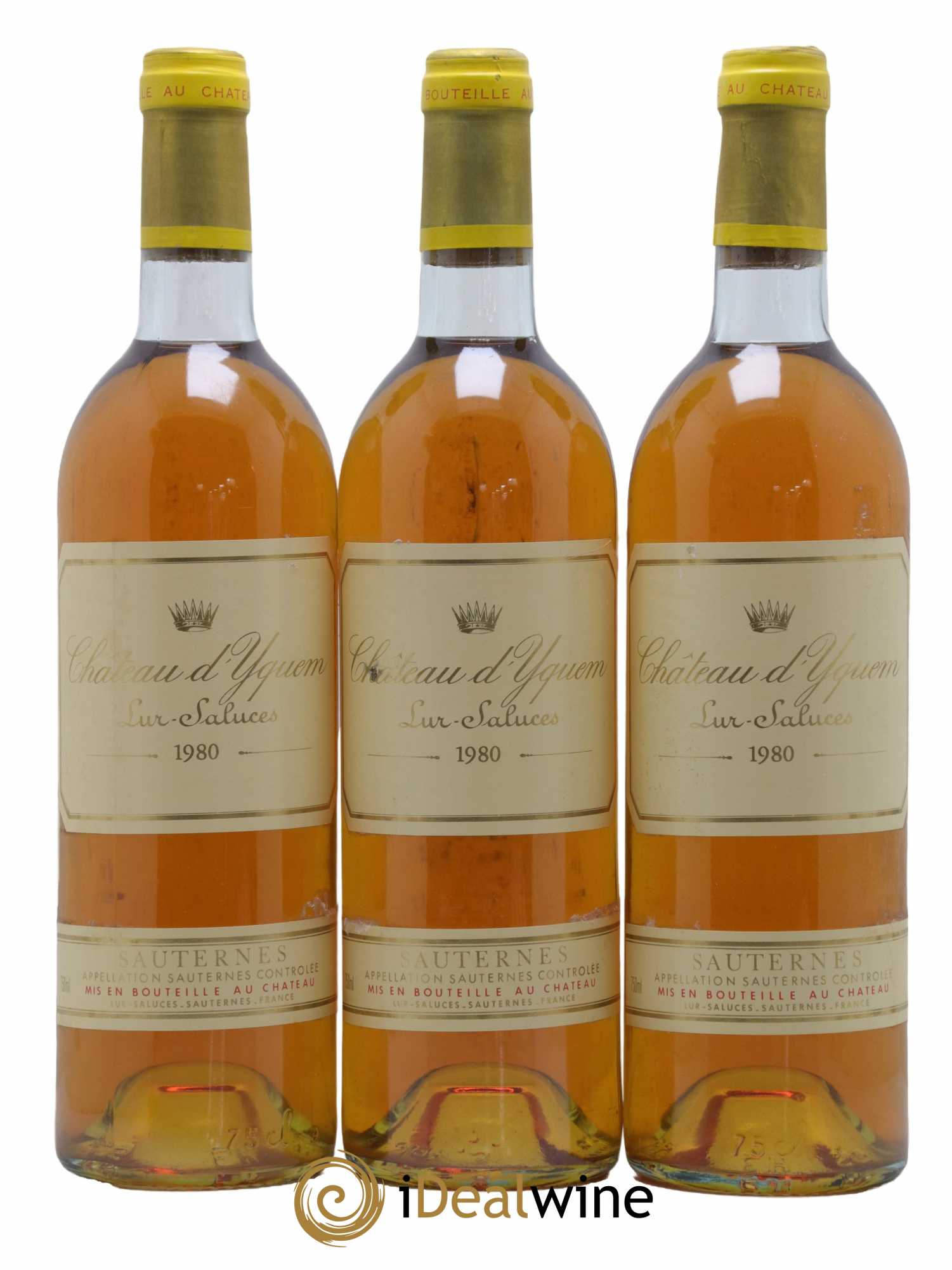 Château d' Yquem 1er Cru Classé Supérieur 1980 - Lotto di 3 bottiglie - 0