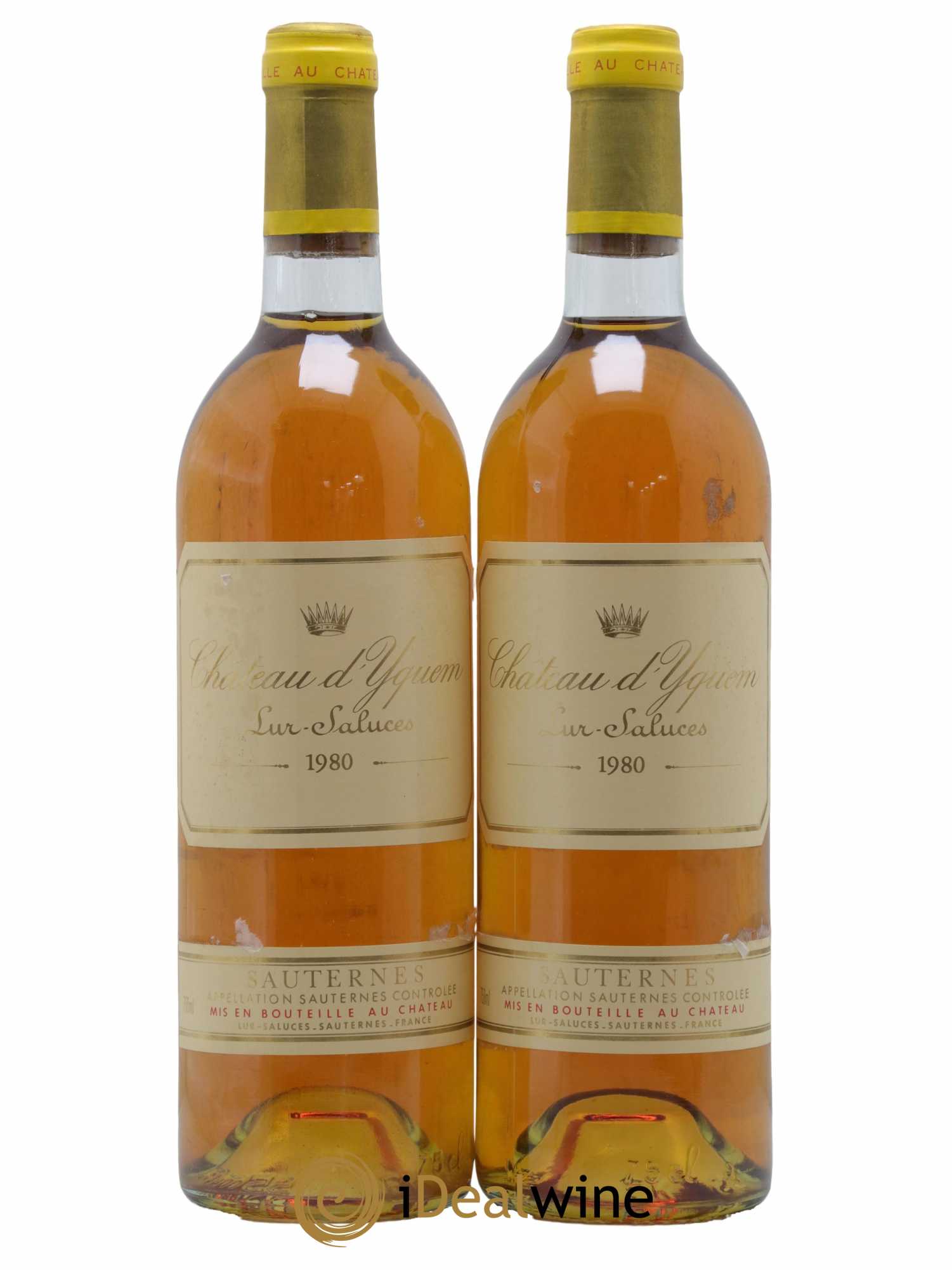 Château d' Yquem 1er Cru Classé Supérieur 1980 - Lotto di 2 bottiglie - 0