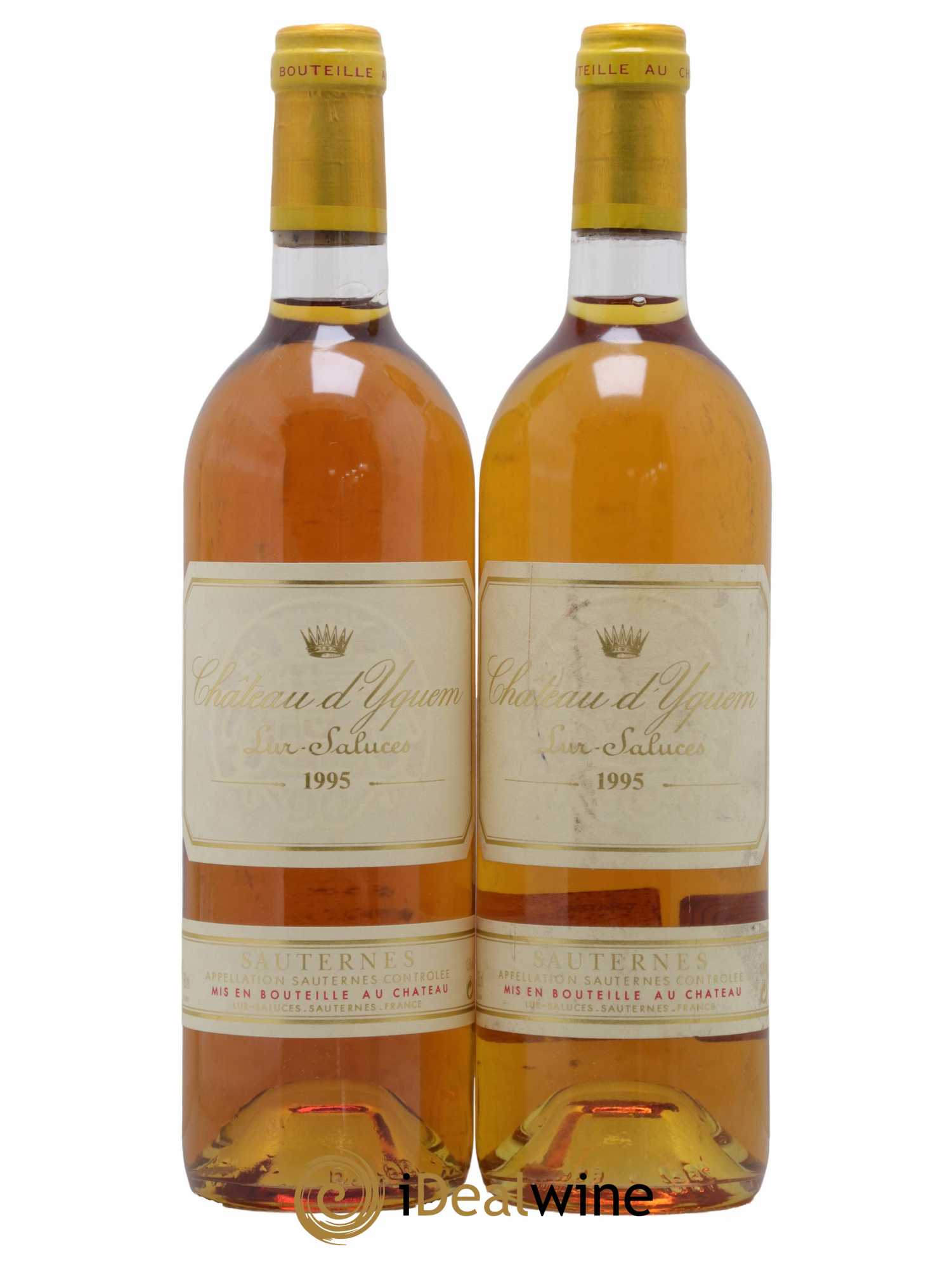 Château d' Yquem 1er Cru Classé Supérieur 1995 - Lotto di 2 bottiglie - 0