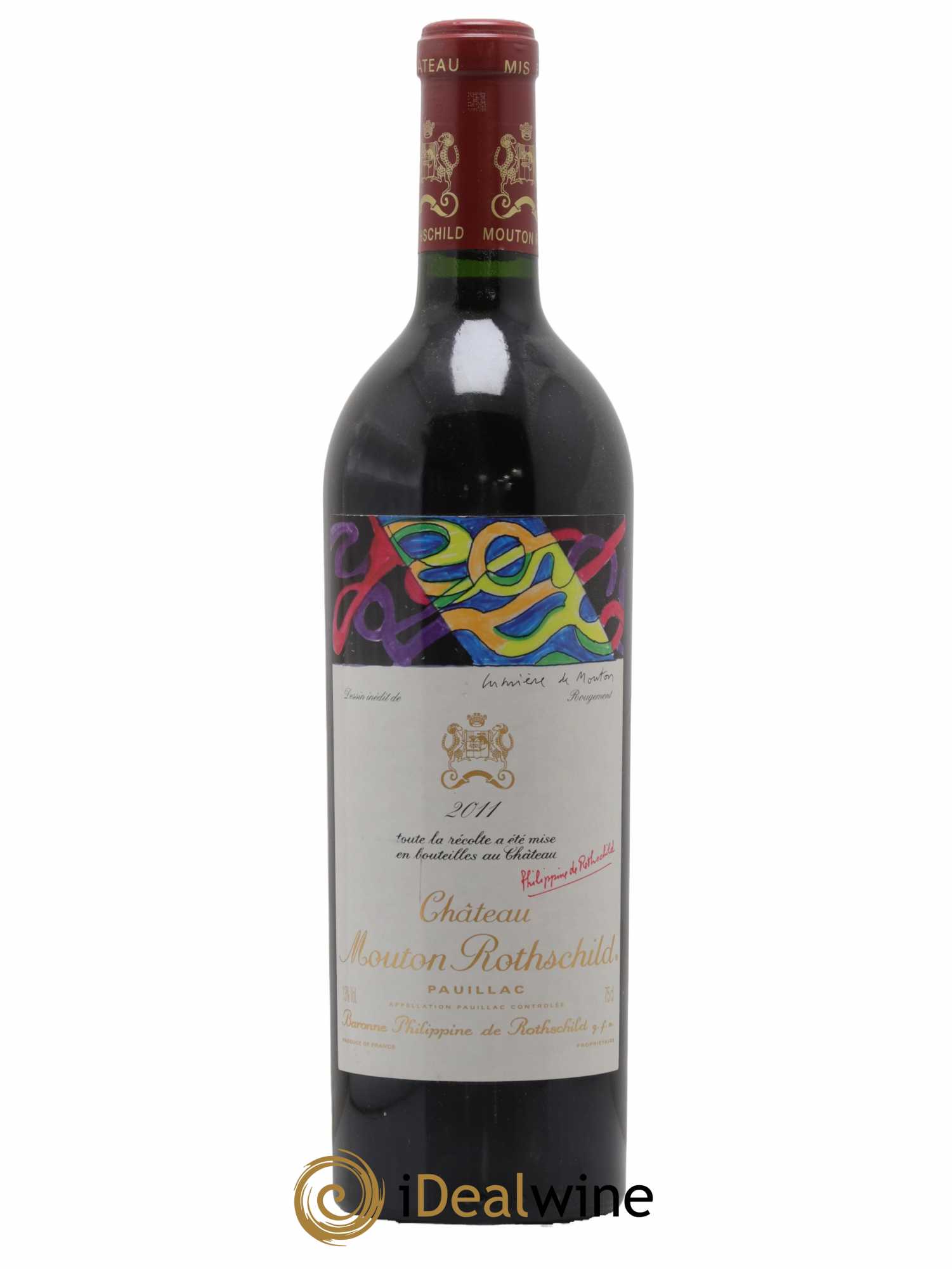 Château Mouton Rothschild 1er Grand Cru Classé 2011 - Lot de 1 bouteille - 0