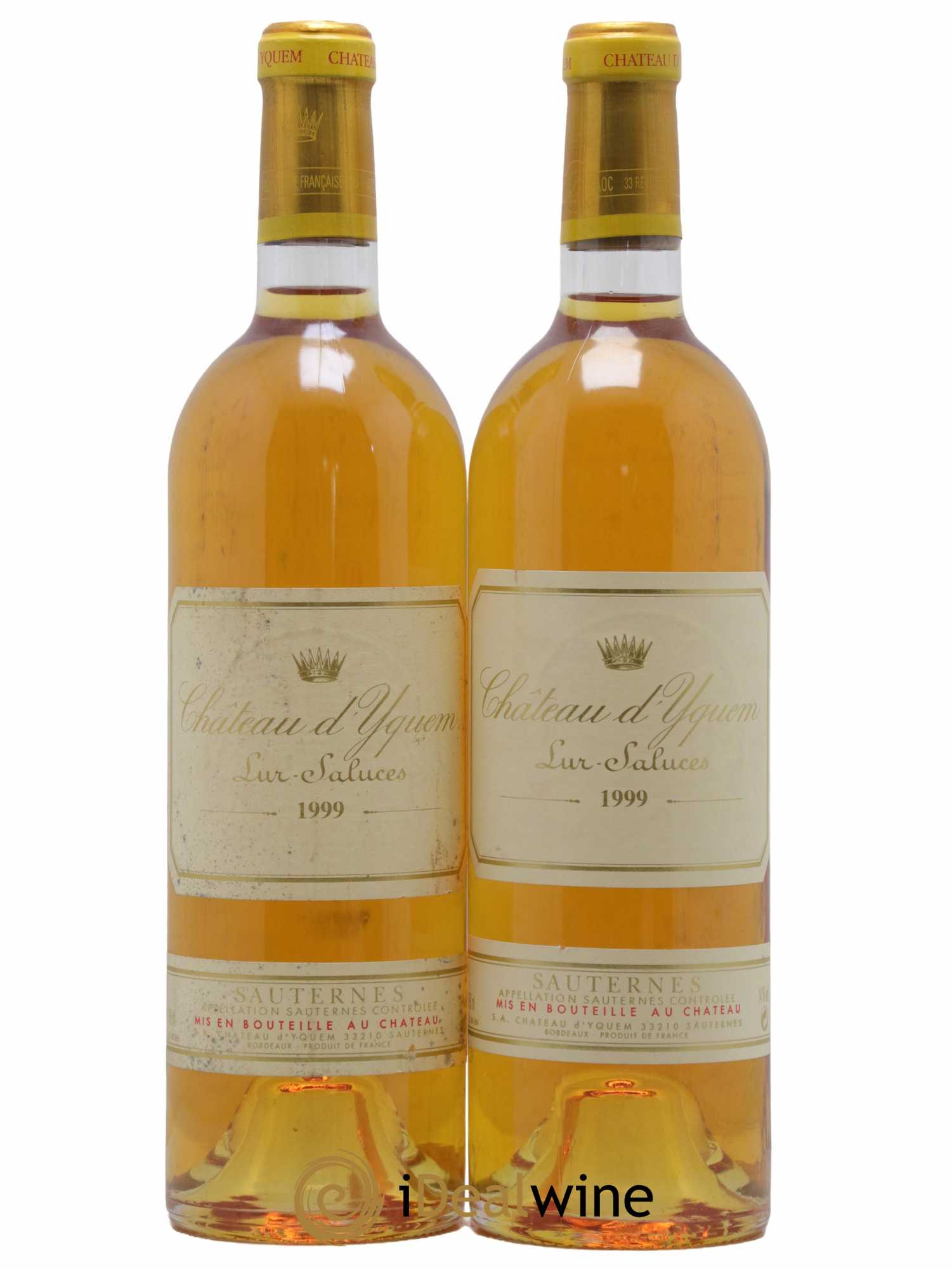 Château d' Yquem 1er Cru Classé Supérieur 1999 - Lotto di 2 bottiglie - 0