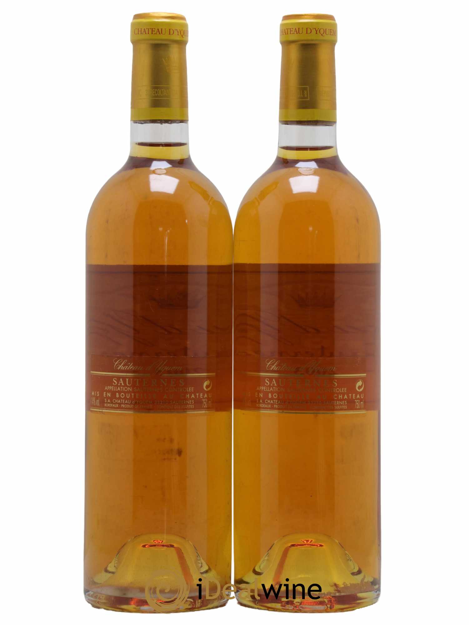 Château d' Yquem 1er Cru Classé Supérieur 2003 - Lotto di 2 bottiglie - 1