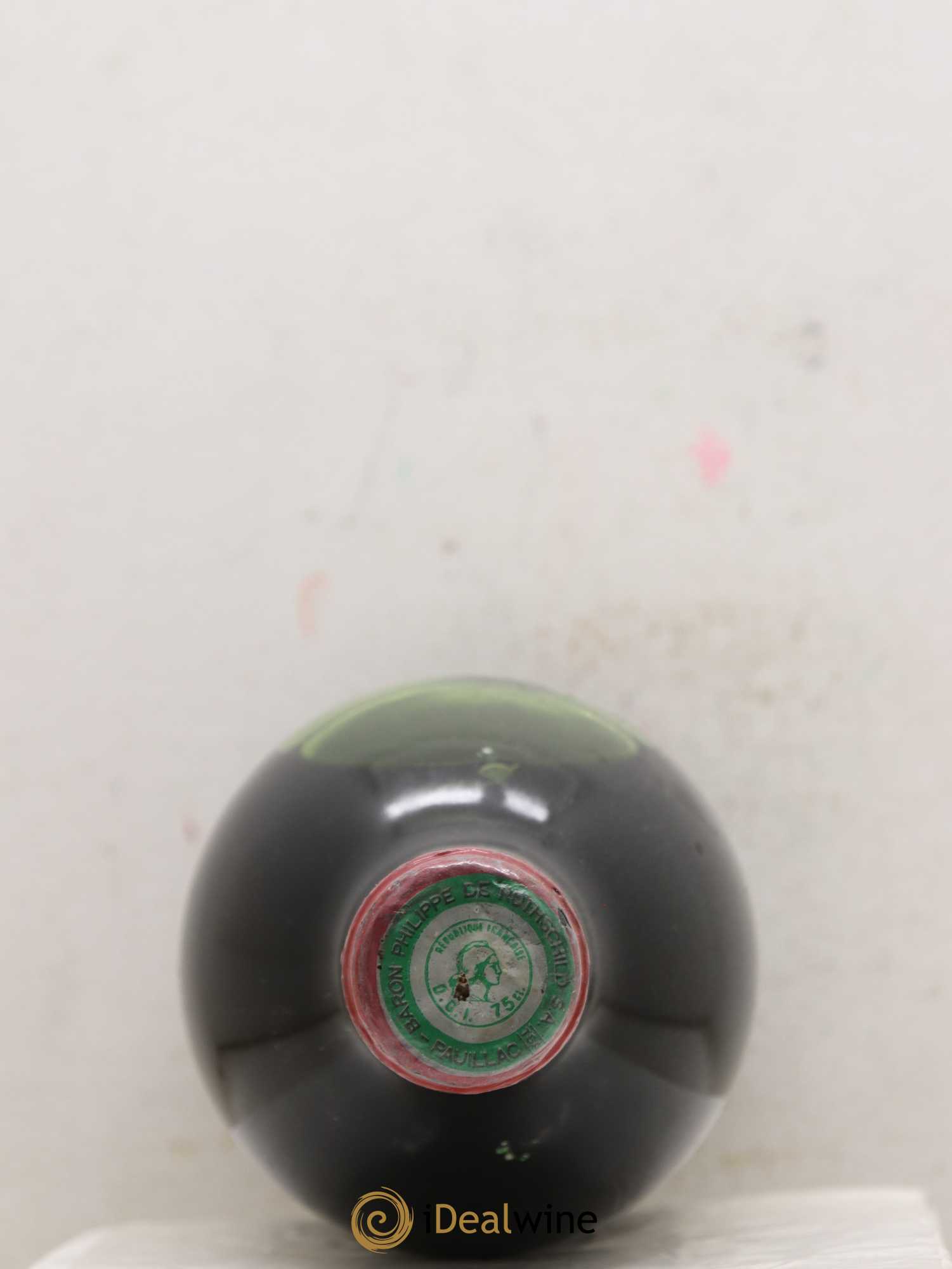 Château Mouton Rothschild 1er Grand Cru Classé 1975 - Lot de 1 bouteille - 1