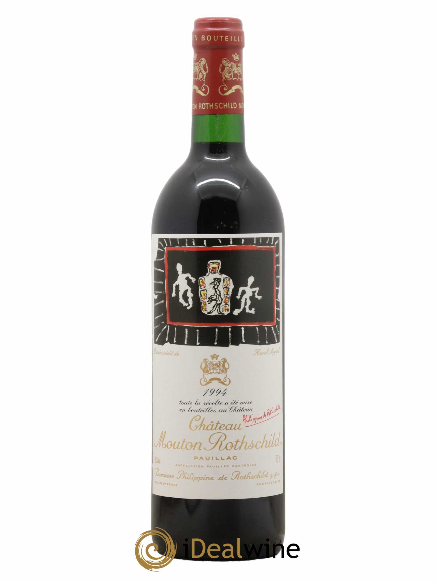 Château Mouton Rothschild 1er Grand Cru Classé 1994 - Lot de 1 bouteille - 0