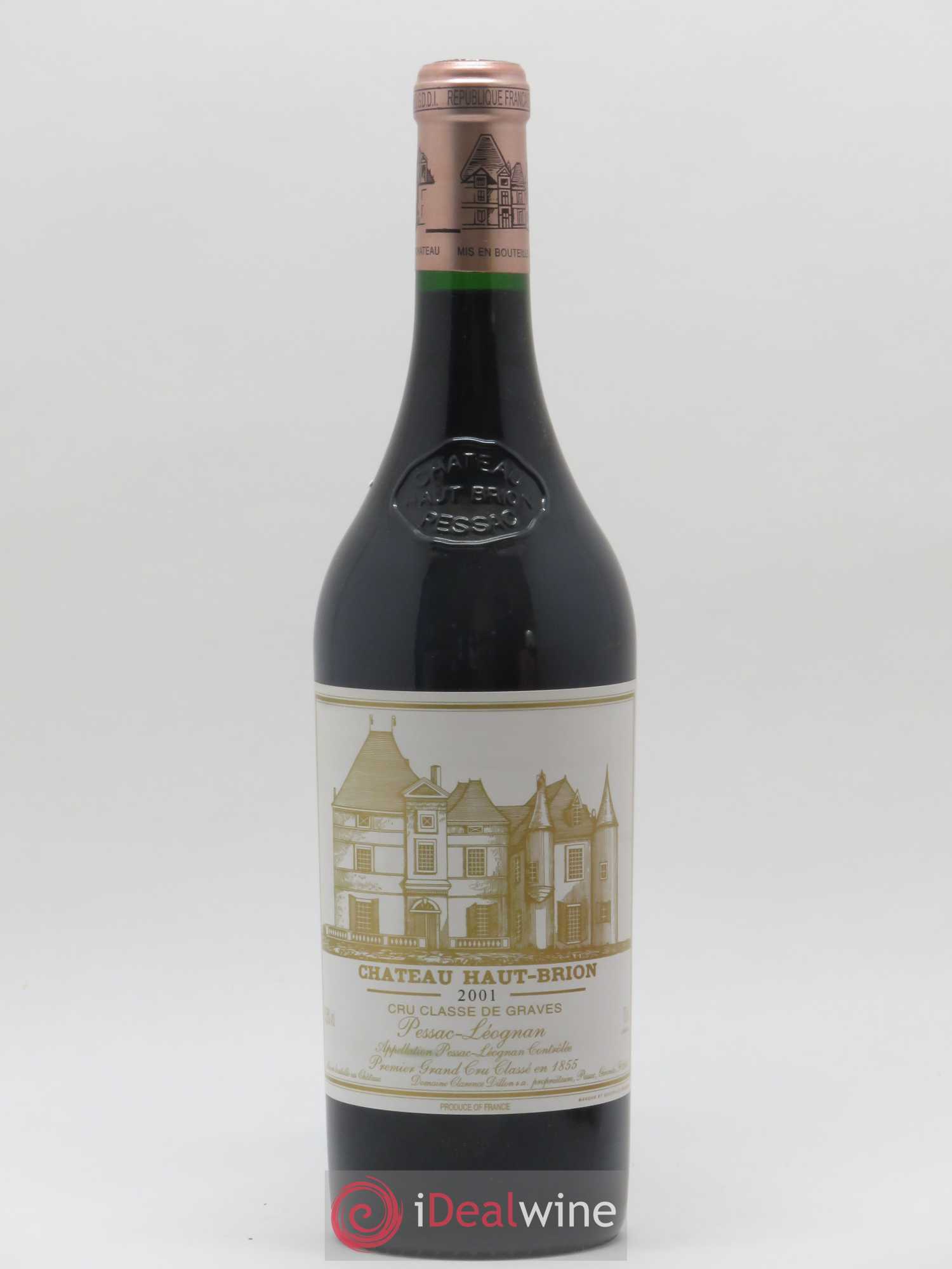 Château Haut Brion 1er Grand Cru Classé 2001 - Lot de 1 bouteille - 0