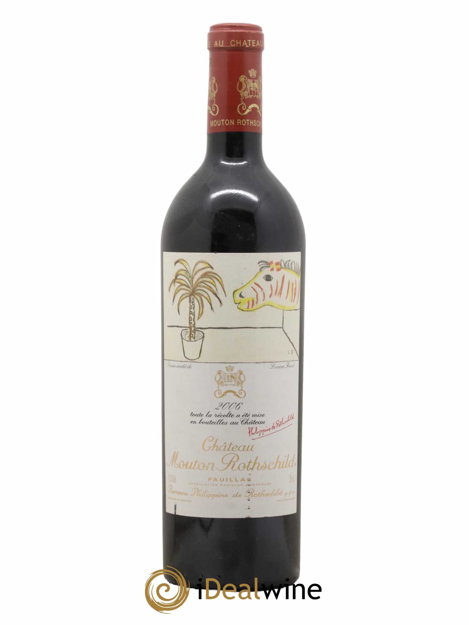 Château Mouton Rothschild 1er Grand Cru Classé 2006 - Lot de 1 bouteille - 0