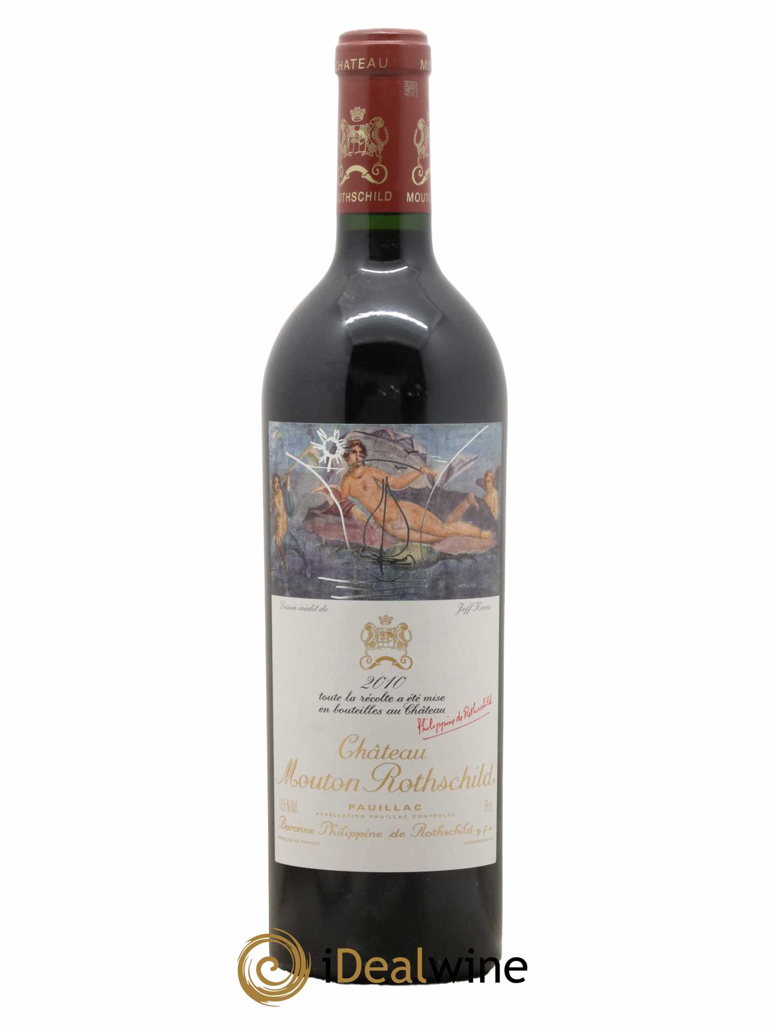 Château Mouton Rothschild 1er Grand Cru Classé 2010 - Lot de 1 bouteille - 0
