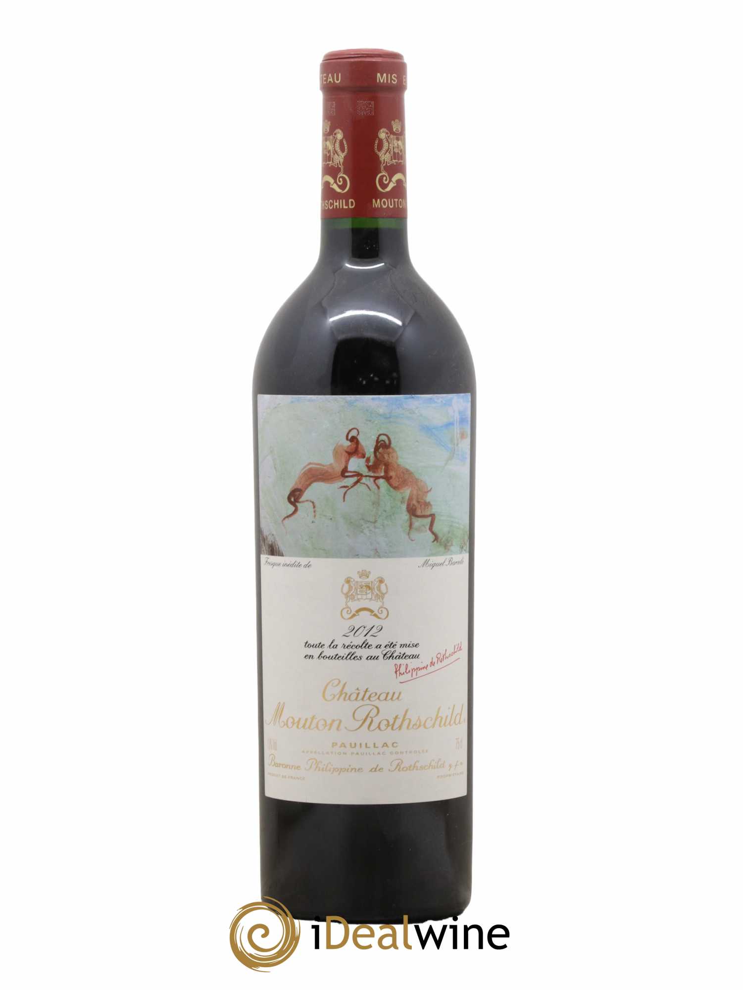 Château Mouton Rothschild 1er Grand Cru Classé 2012 - Lot de 1 bouteille - 0
