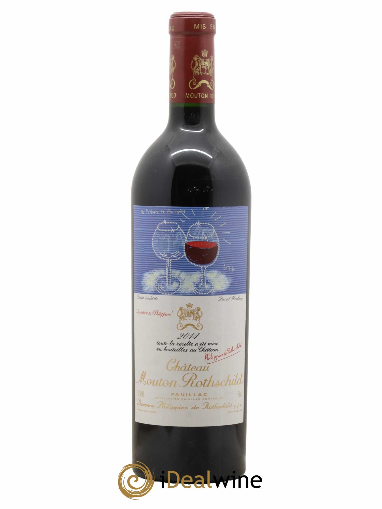 Château Mouton Rothschild 1er Grand Cru Classé 2014 - Lot de 1 bouteille - 0