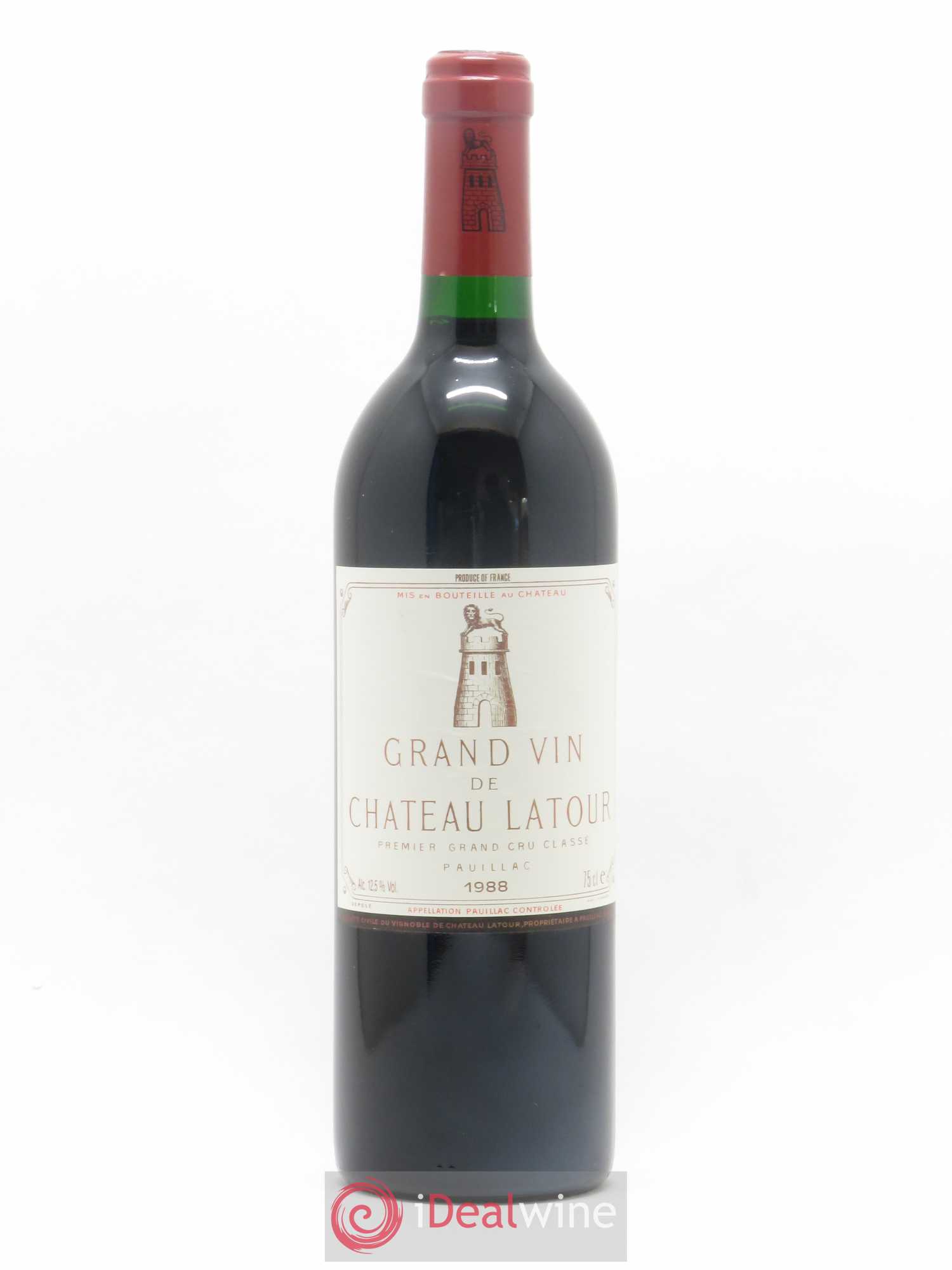 Château Latour 1er Grand Cru Classé 1988 - Lot de 1 bouteille - 0