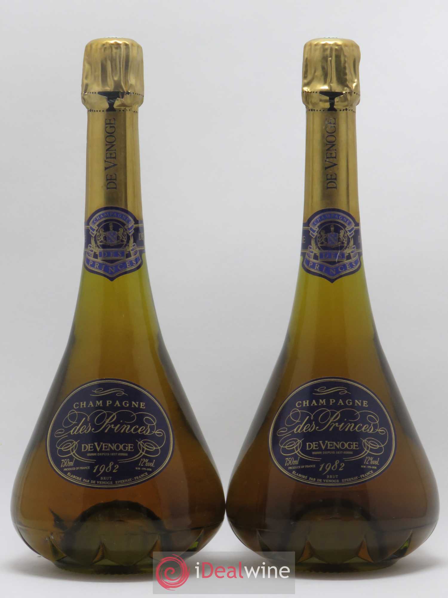 Cuvée des Princes De Venoge 1982 - Lot de 2 bouteilles - 0