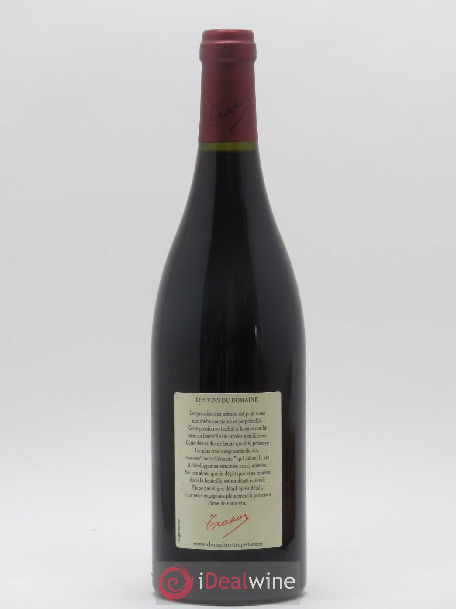 Chambertin Grand Cru Domaine Trapet 2003 - Lot de 1 bouteille - 1