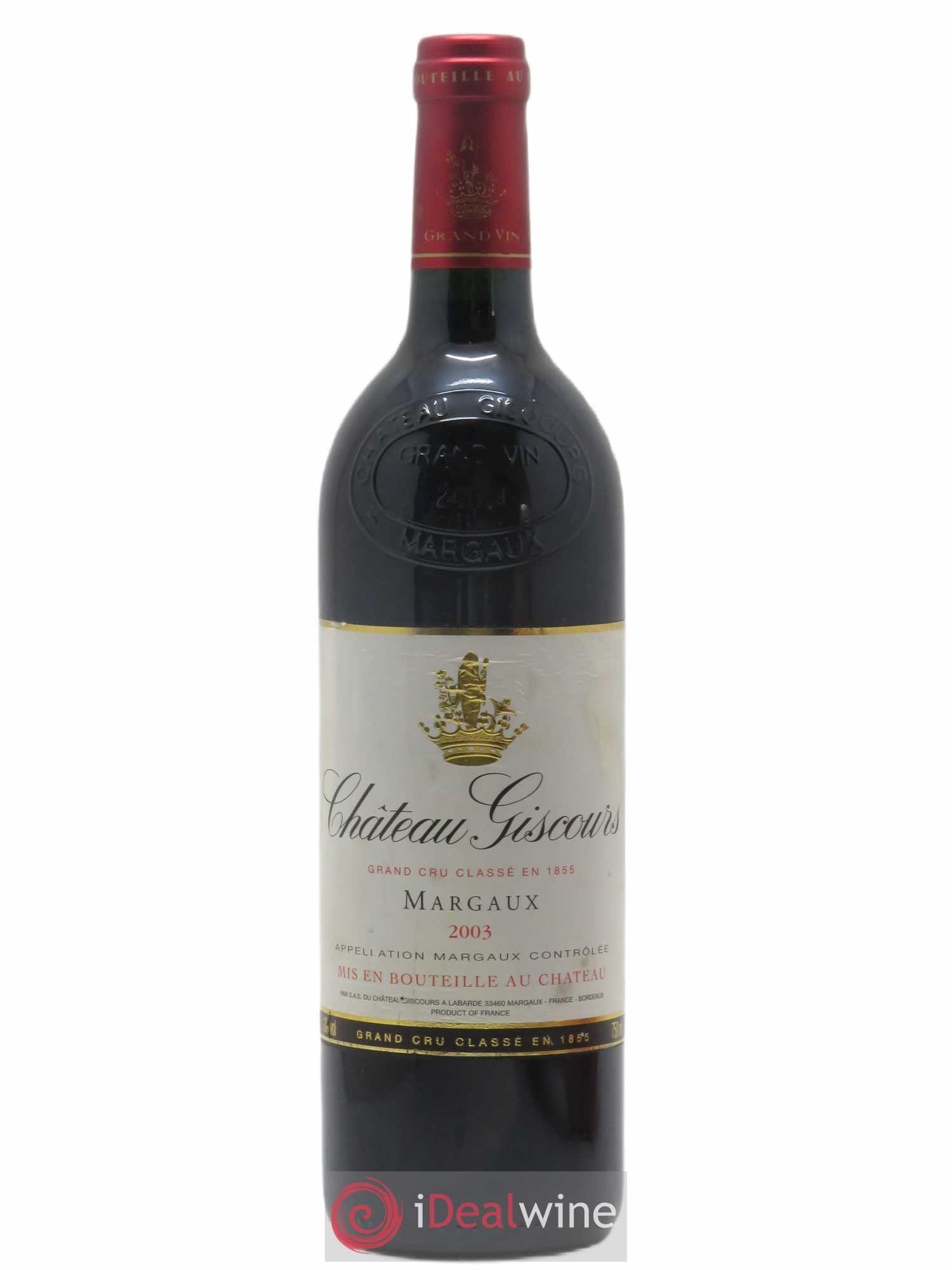 Château Giscours 3ème Grand Cru Classé 2003 - Lot de 1 bouteille - 0