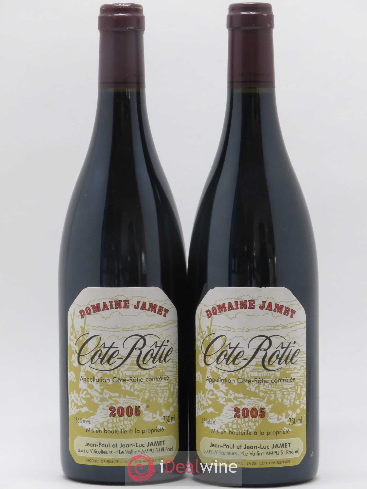 Côte-Rôtie Jamet (Domaine) 2005 - Lot de 2 bouteilles - 0