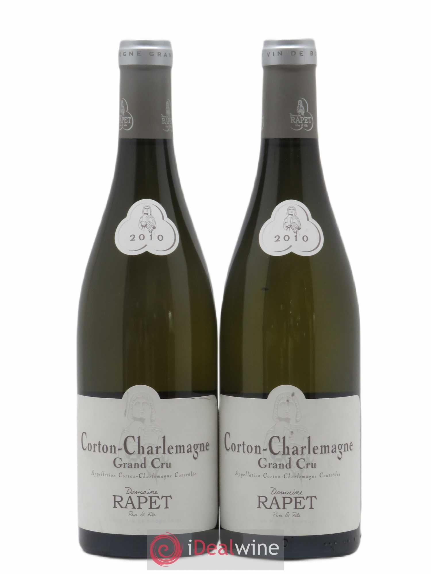 Corton-Charlemagne Grand Cru Rapet Père & Fils 2010 - Lot de 2 bouteilles - 0