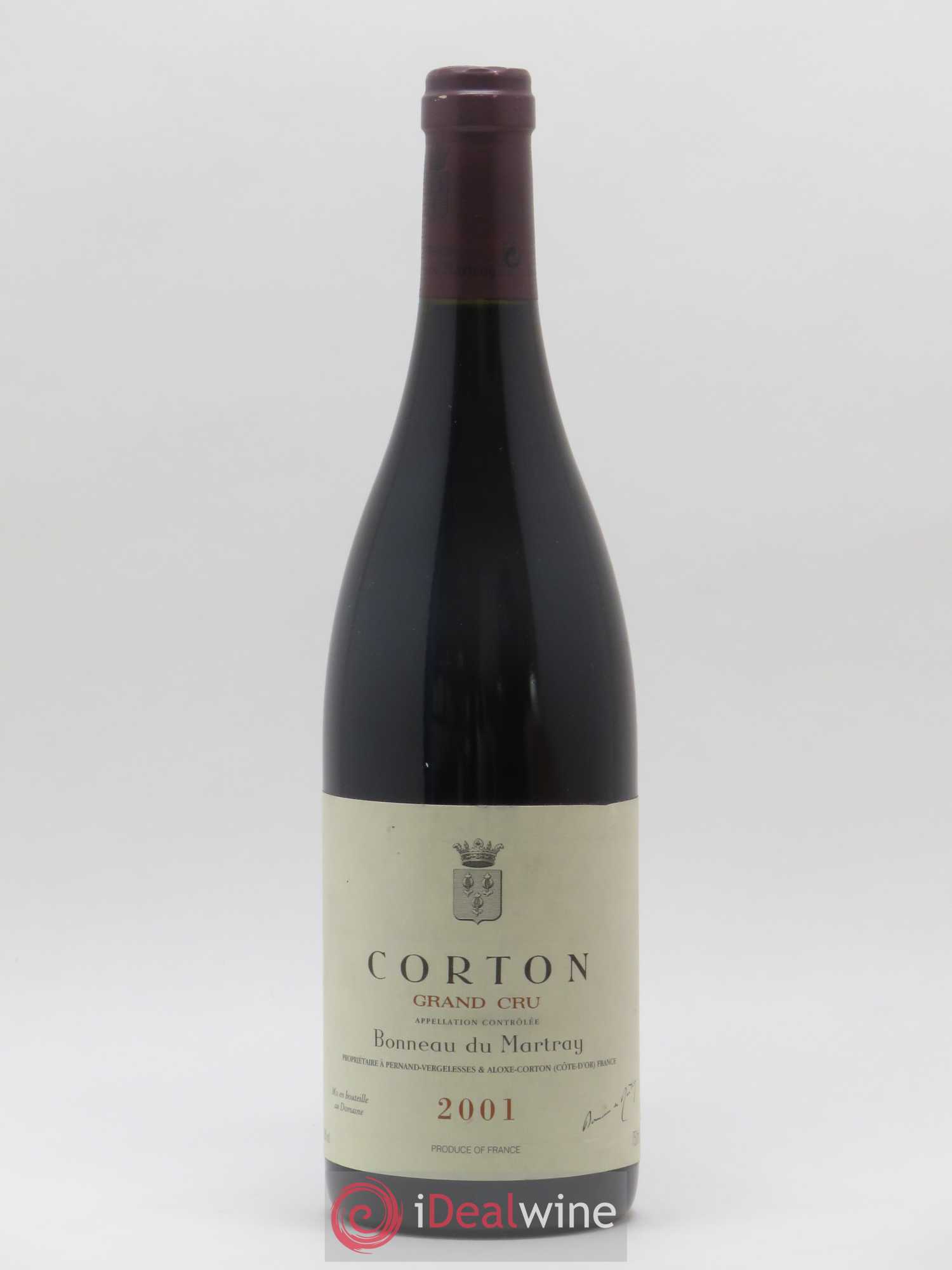 Corton Grand Cru Bonneau du Martray (Domaine) 2001 - Lot de 1 bouteille - 0