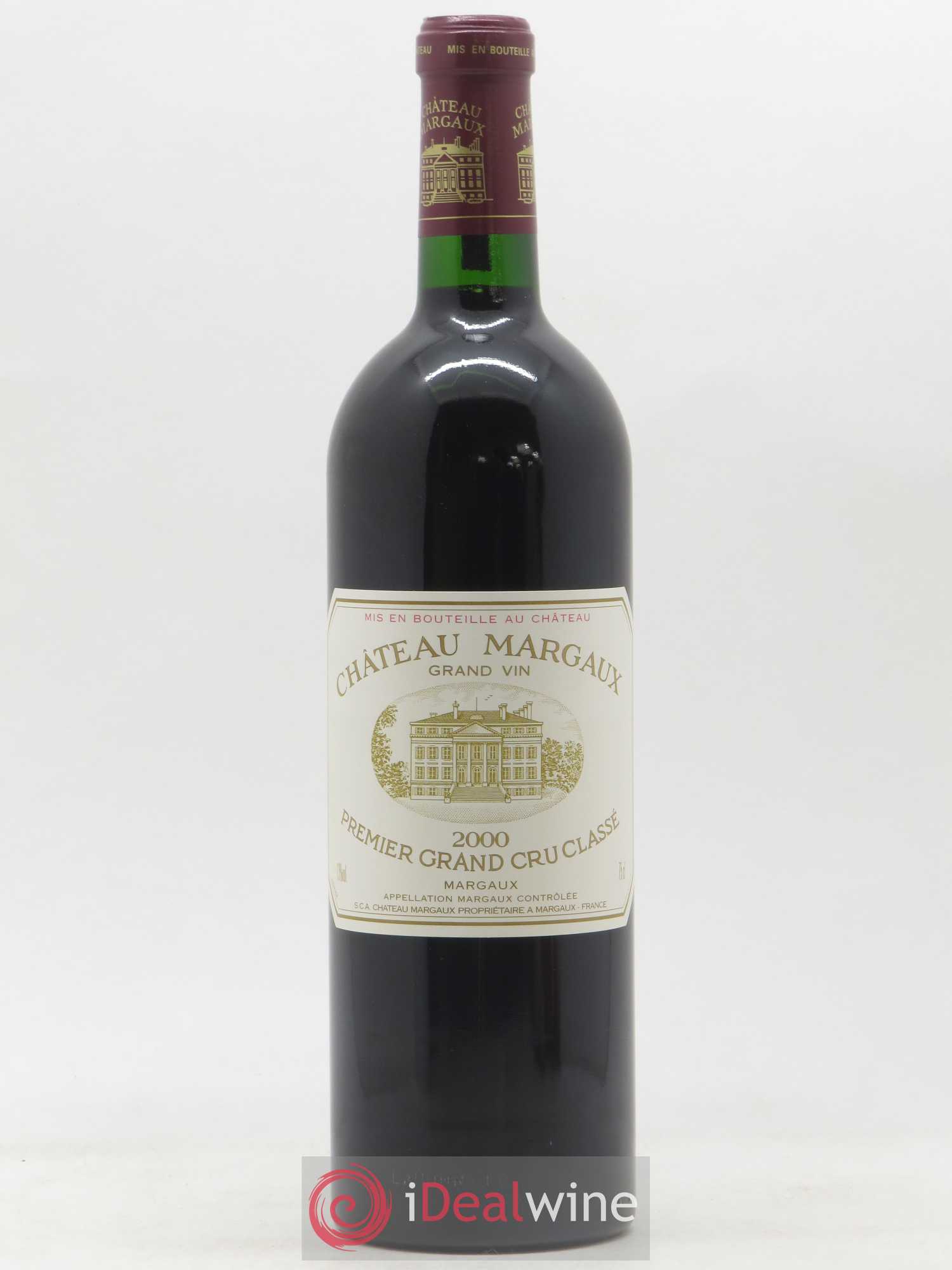 Château Margaux 1er Grand Cru Classé 2000 - Lot de 1 bouteille - 0