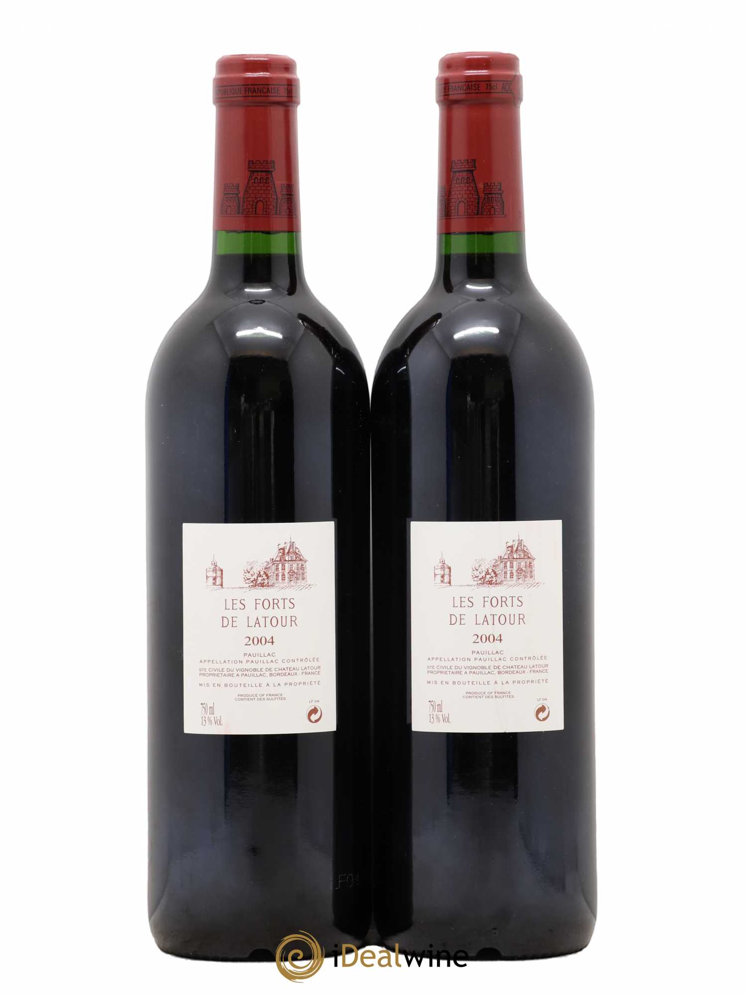 Les Forts de Latour Second Vin 2004 - Lot de 2 bouteilles - 1