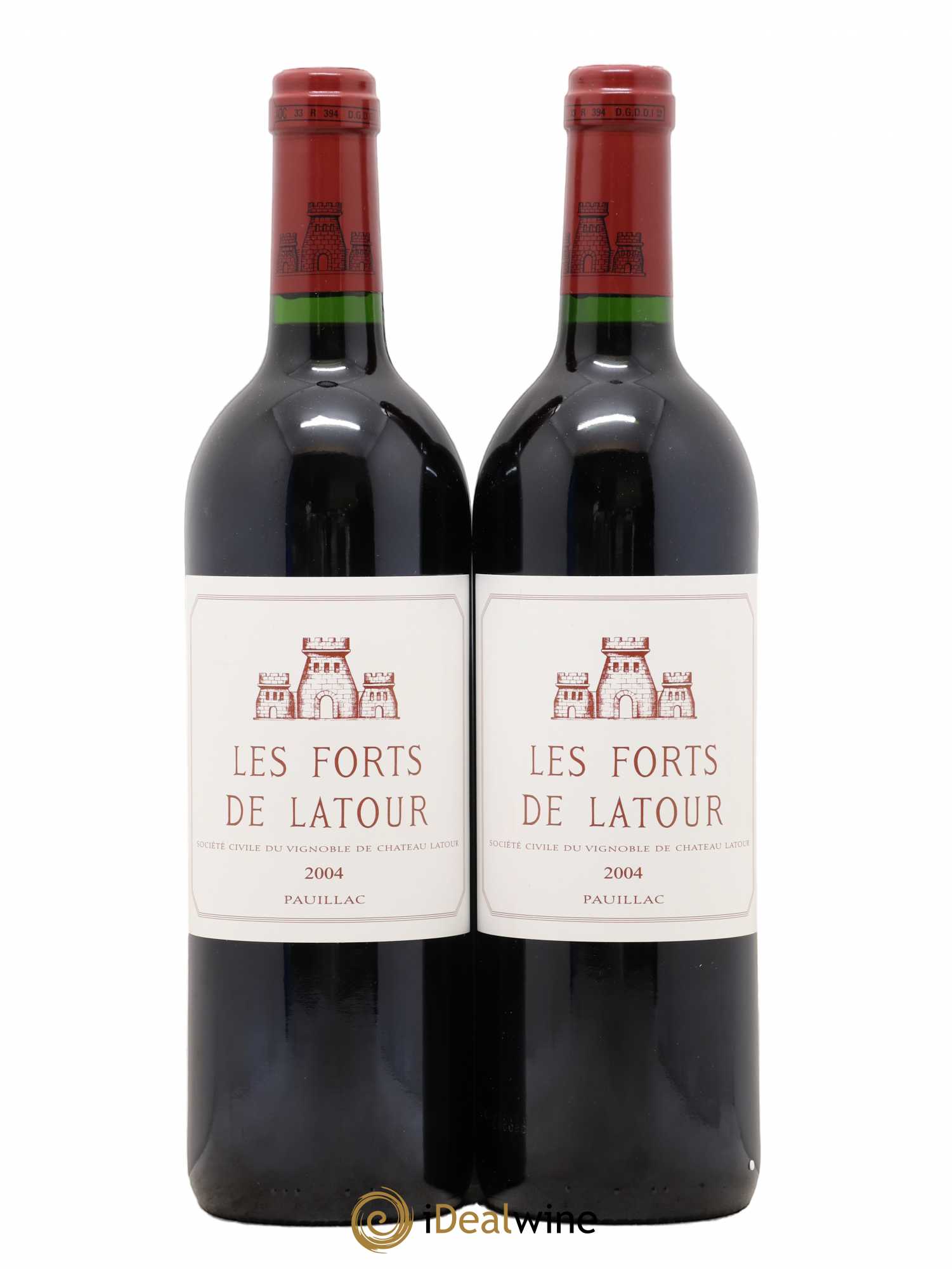 Les Forts de Latour Second Vin 2004 - Lot de 2 bouteilles - 0