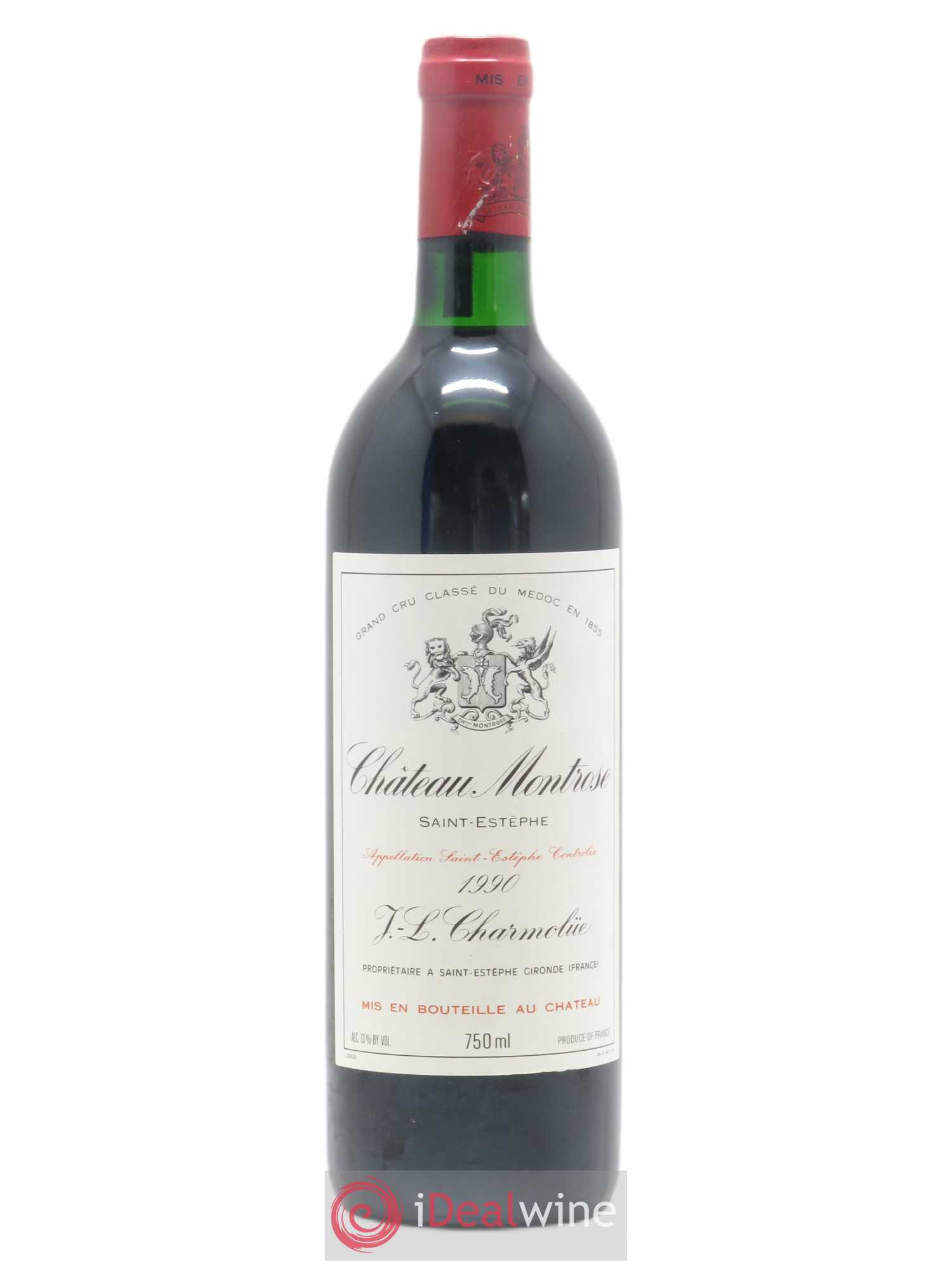 Château Montrose 2ème Grand Cru Classé 1990 - Lot de 1 bouteille - 0