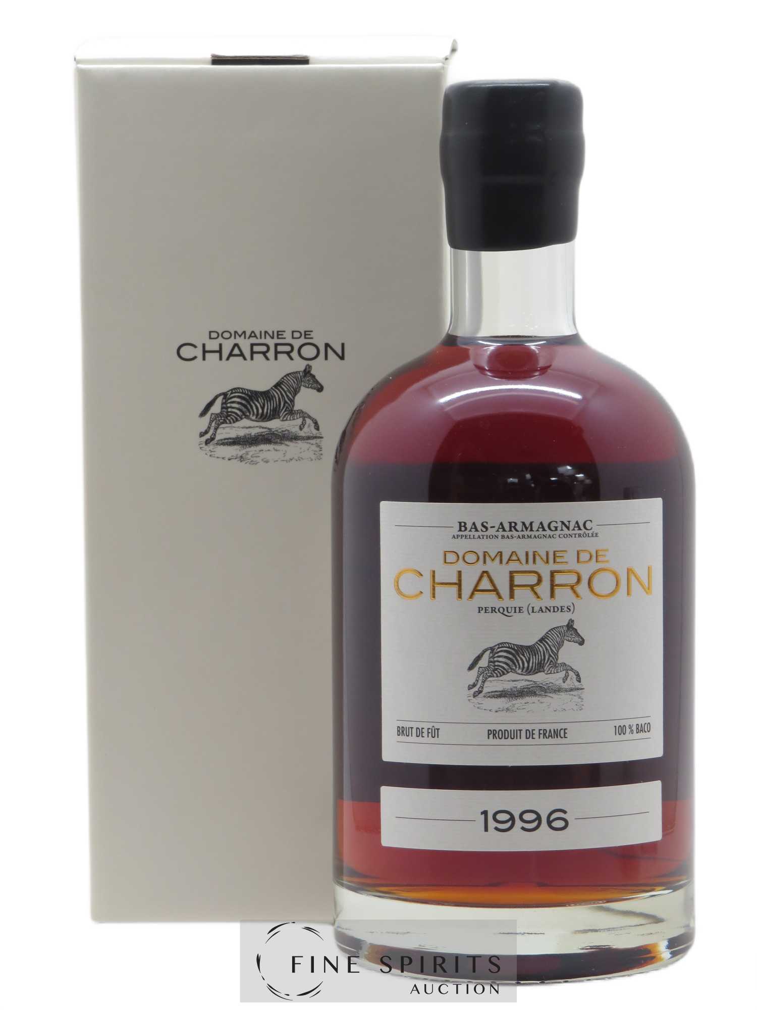 Domaine de Charron 20 years 1996 Of. Brut de Fût 100% Baco Fût n°23 - bottled 2016 Technomedia - Lot de 1 bouteille - 0