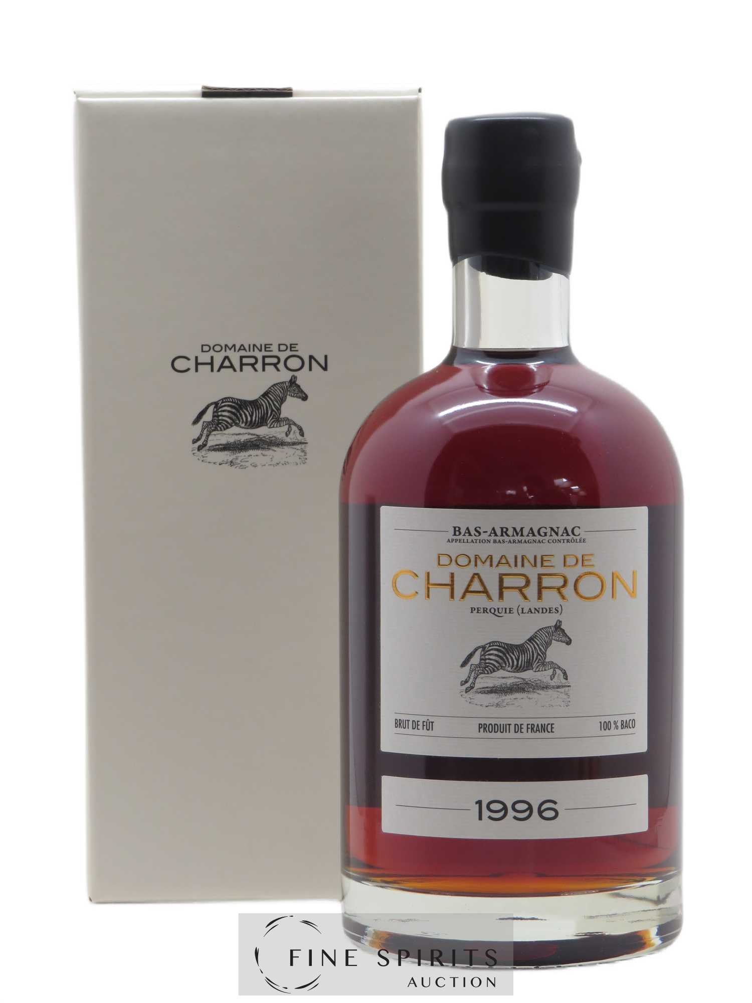 Domaine de Charron 20 years 1996 Of. Brut de Fût 100% Baco Fût n°23 - bottled 2016 Technomedia - Lot de 1 bouteille - 0