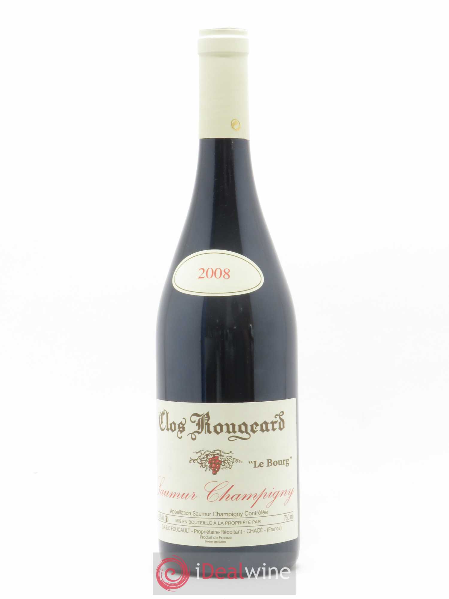 Saumur-Champigny Le Bourg Clos Rougeard 2008 - Lot de 1 bouteille - 0