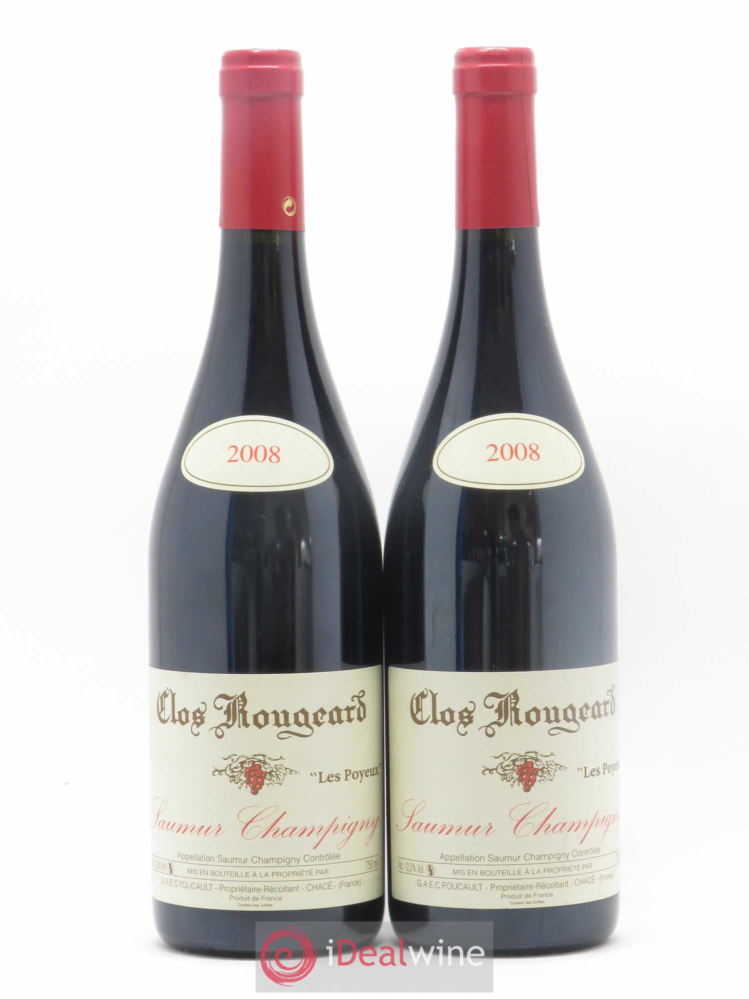 Saumur-Champigny Les Poyeux Clos Rougeard 2008 - Lot de 2 bouteilles - 0