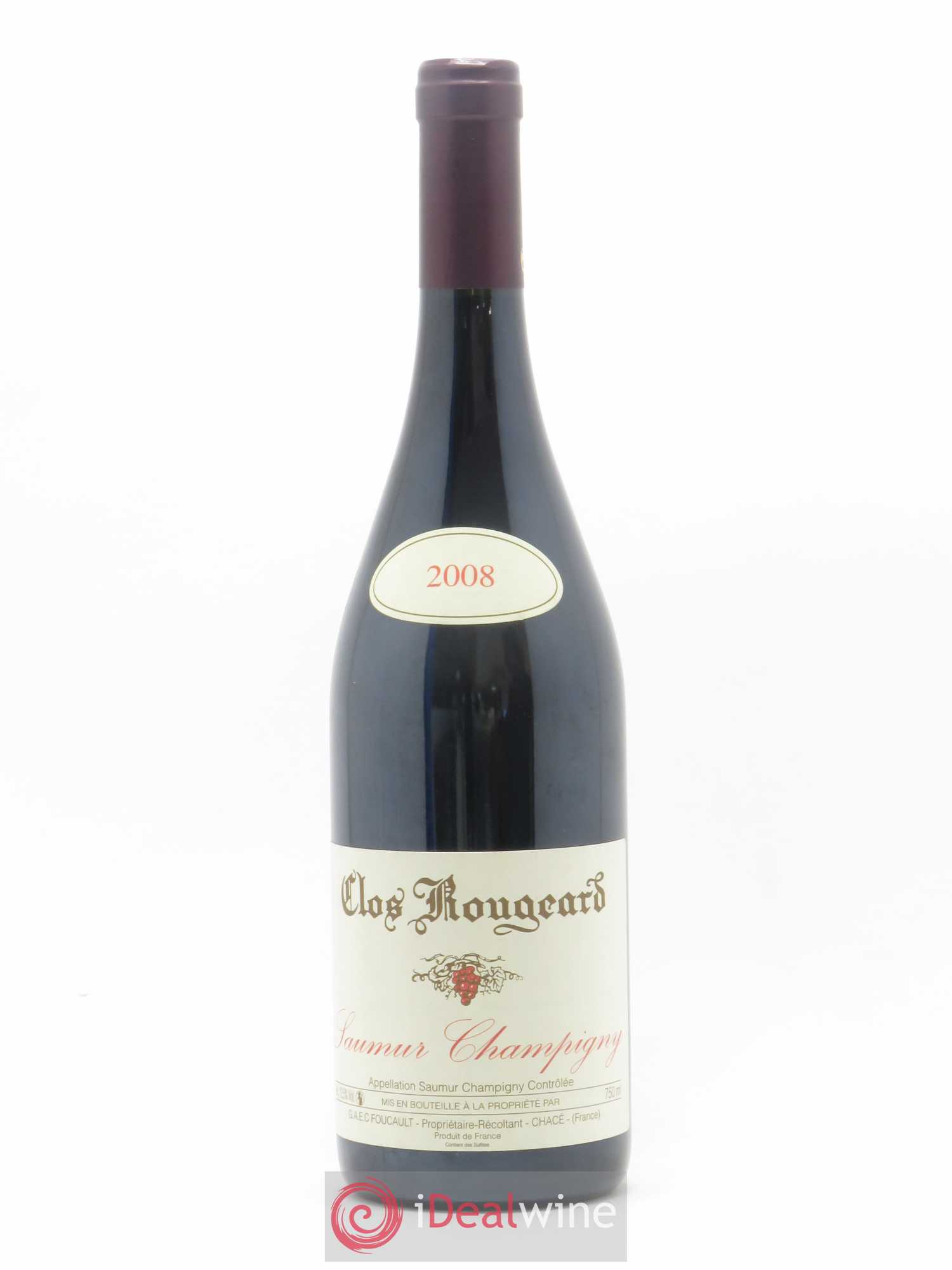 Saumur-Champigny Clos Rougeard 2008 - Lot de 1 bouteille - 0