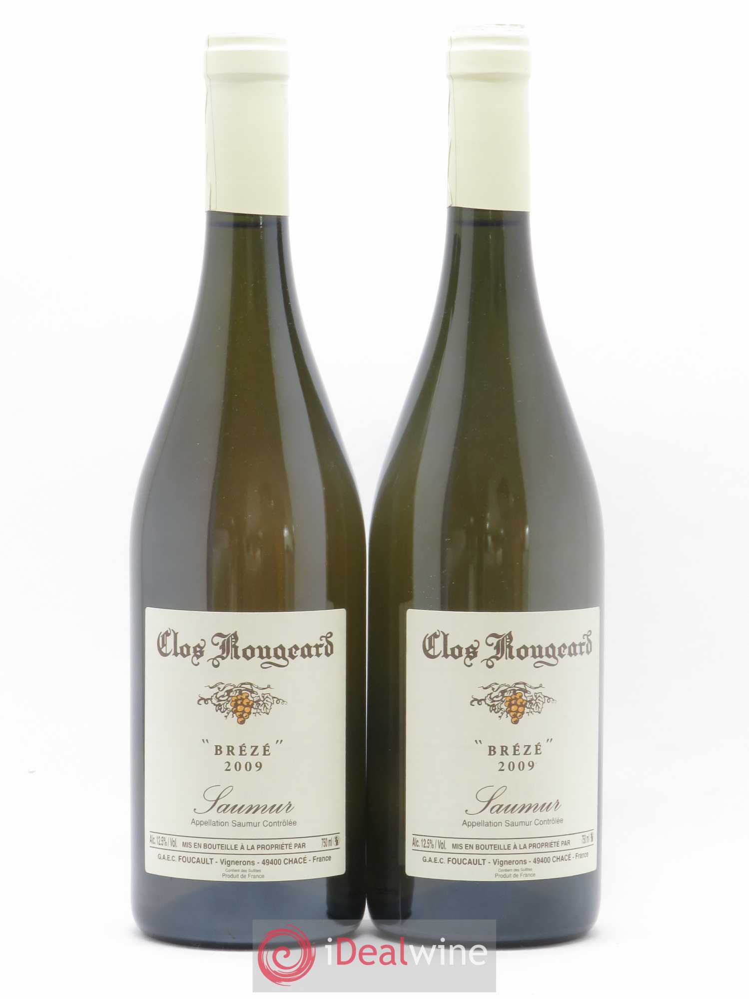Saumur Brézé Clos Rougeard 2009 - Lot de 2 bouteilles - 0