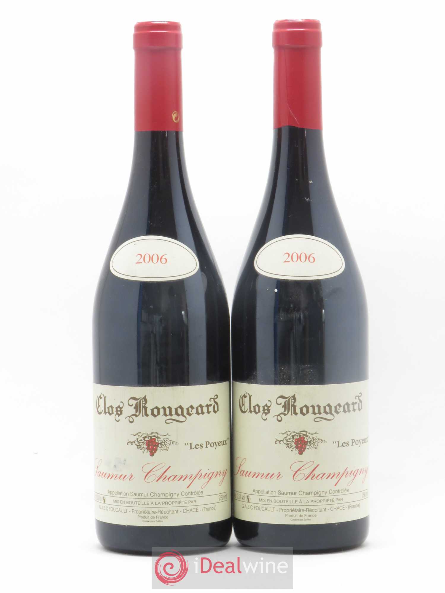 Saumur-Champigny Les Poyeux Clos Rougeard 2006 - Lot de 2 bouteilles - 0