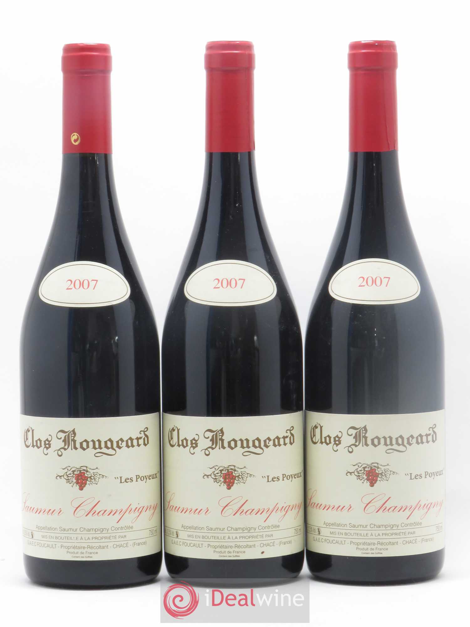 Saumur-Champigny Les Poyeux Clos Rougeard 2007 - Lot de 3 bouteilles - 0