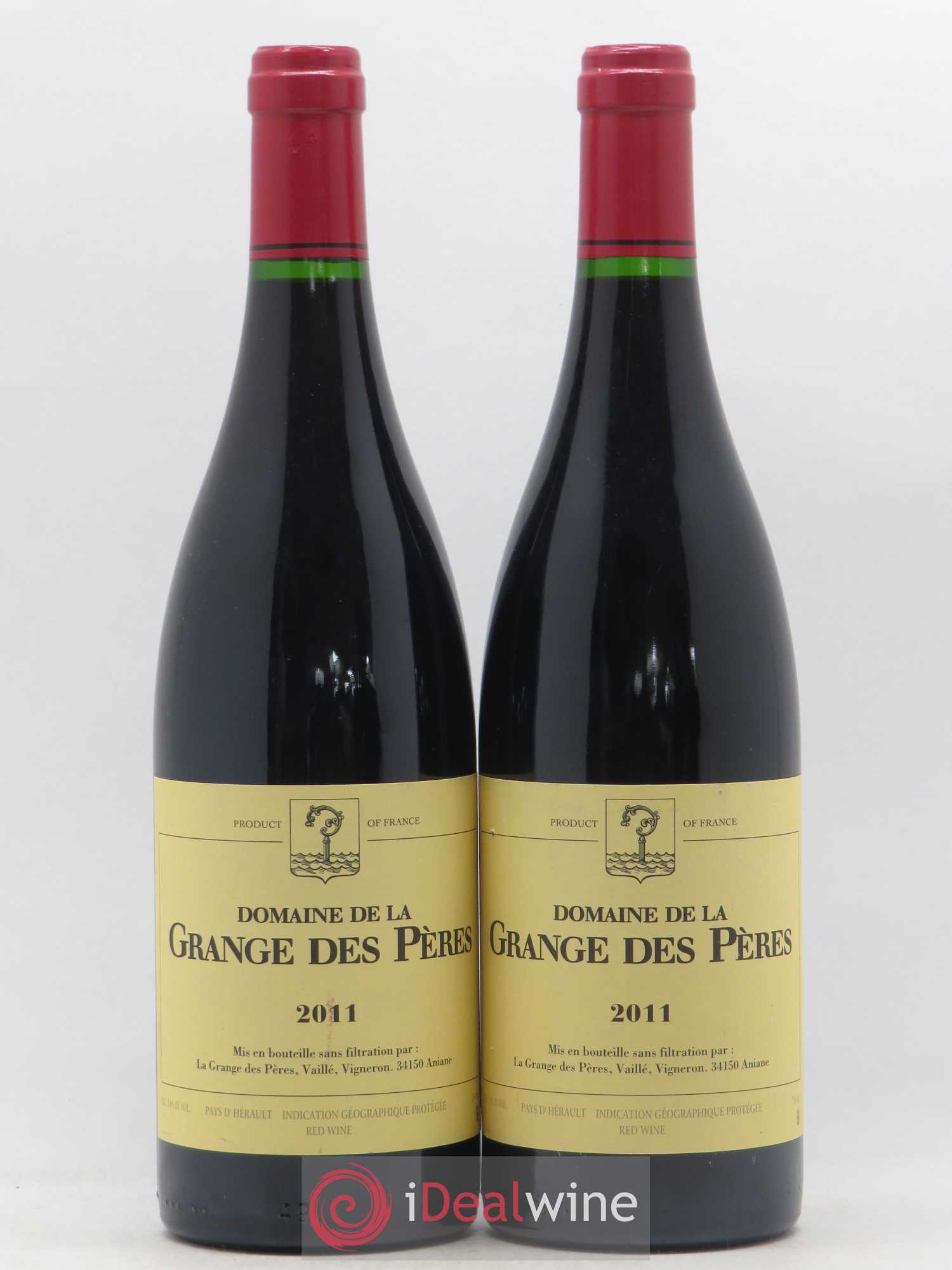 Pays d'Hérault Grange des Pères Laurent Vaillé 2011 - Lot de 2 bouteilles - 0