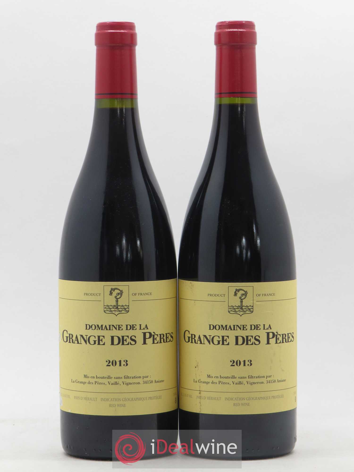 Pays d'Hérault Grange des Pères Laurent Vaillé 2013 - Lot de 2 bouteilles - 0